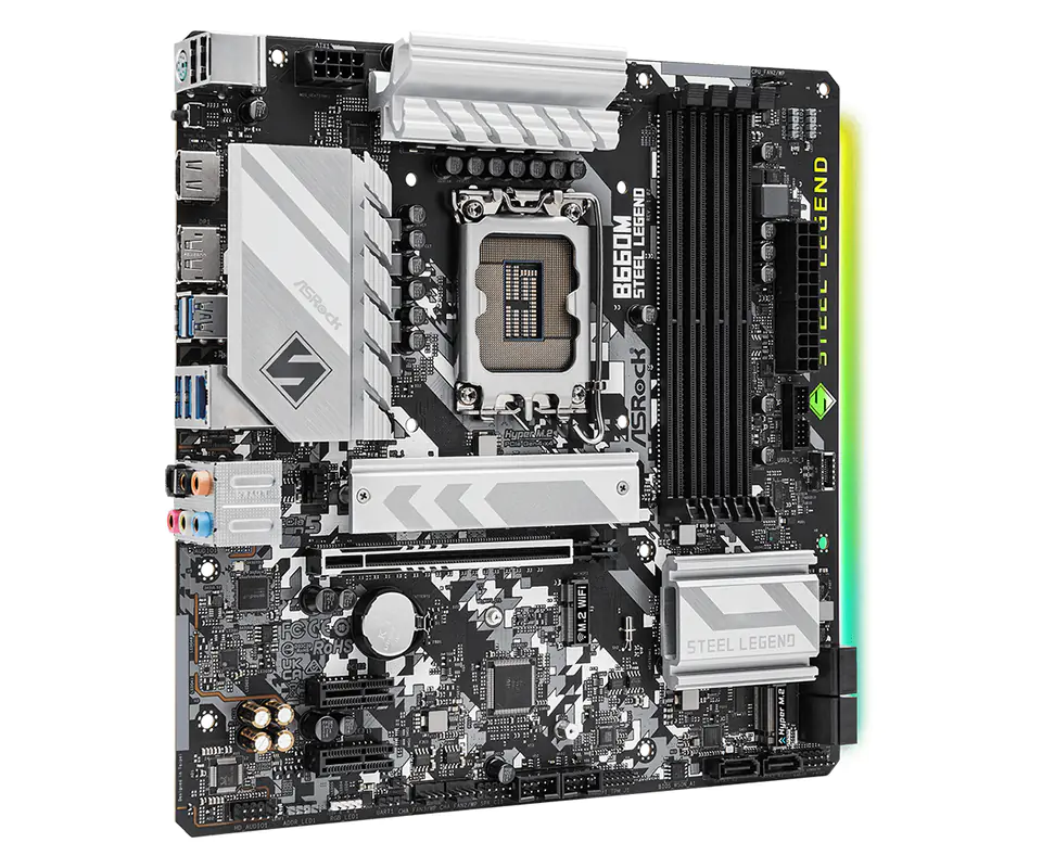 Asrock B M Steel Legend Intel B Lga Micro Atx Wasserman Eu