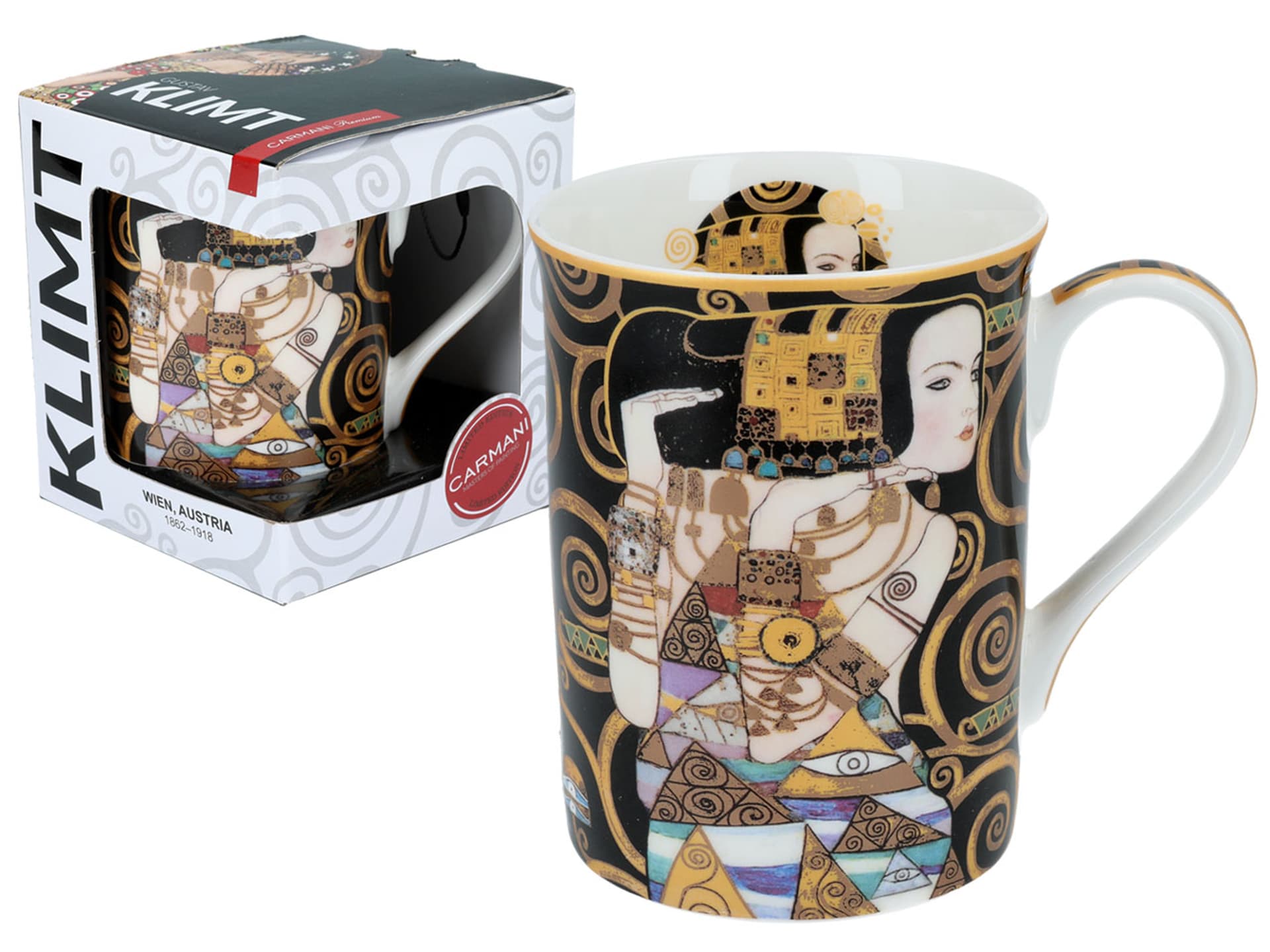 

Kubek Classic New - G. Klimt, Oczekiwanie (CARMANI)
