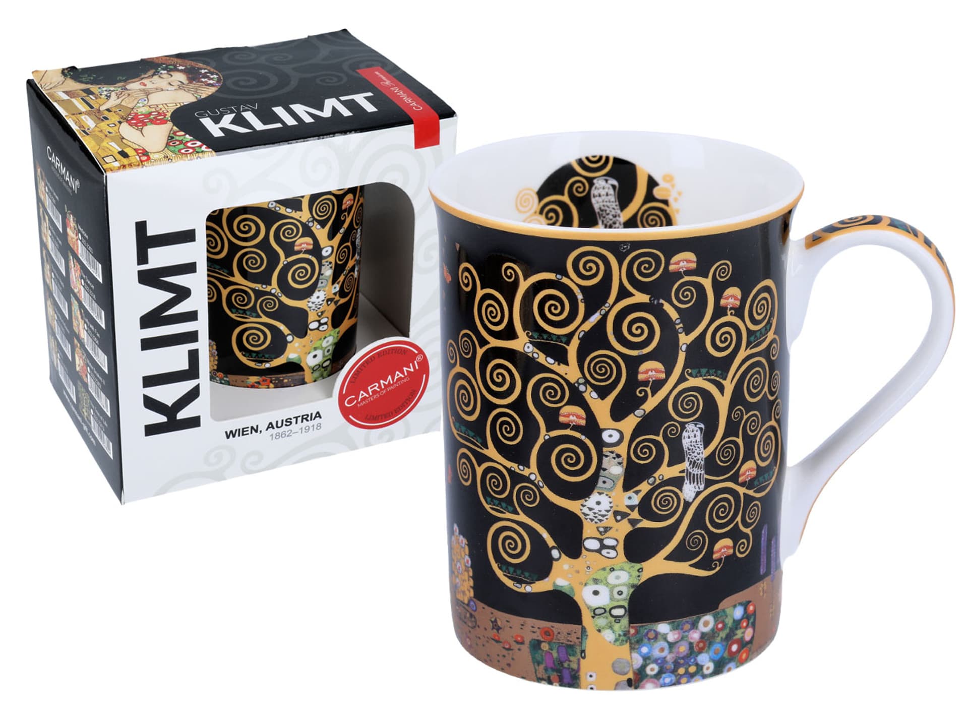 

Kubek Classic New - G. Klimt, Drzewo życia (CARMANI)