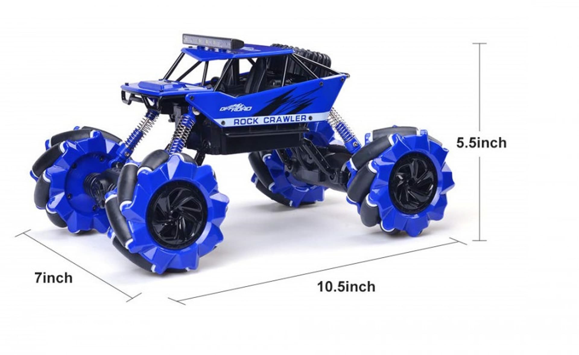 

Samochód terenowy zdalnie sterowany 4x4 - niebieski