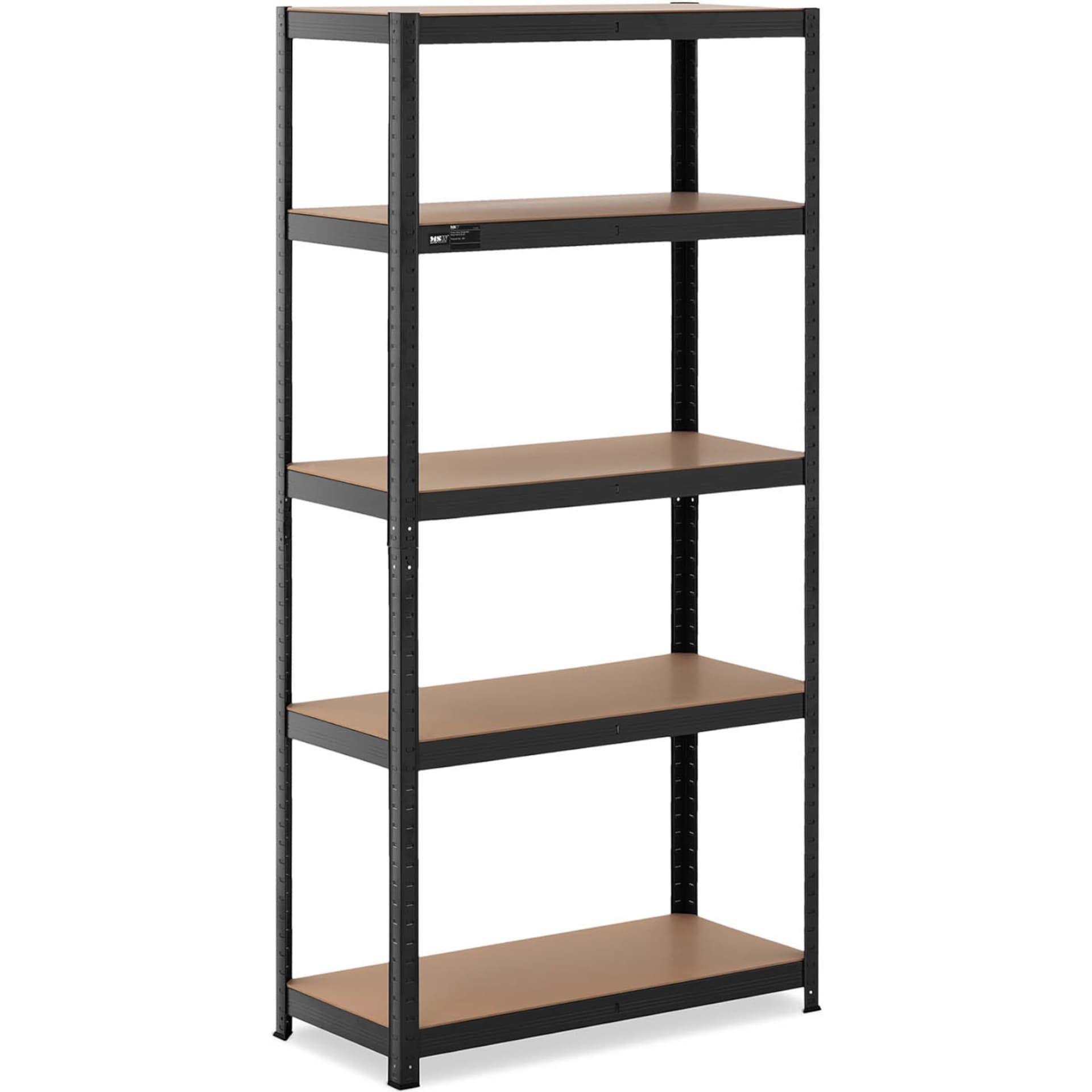 

Regał magazynowy metalowy 5 półek 875 kg 90 x 40 x 180 cm szaroniebieski