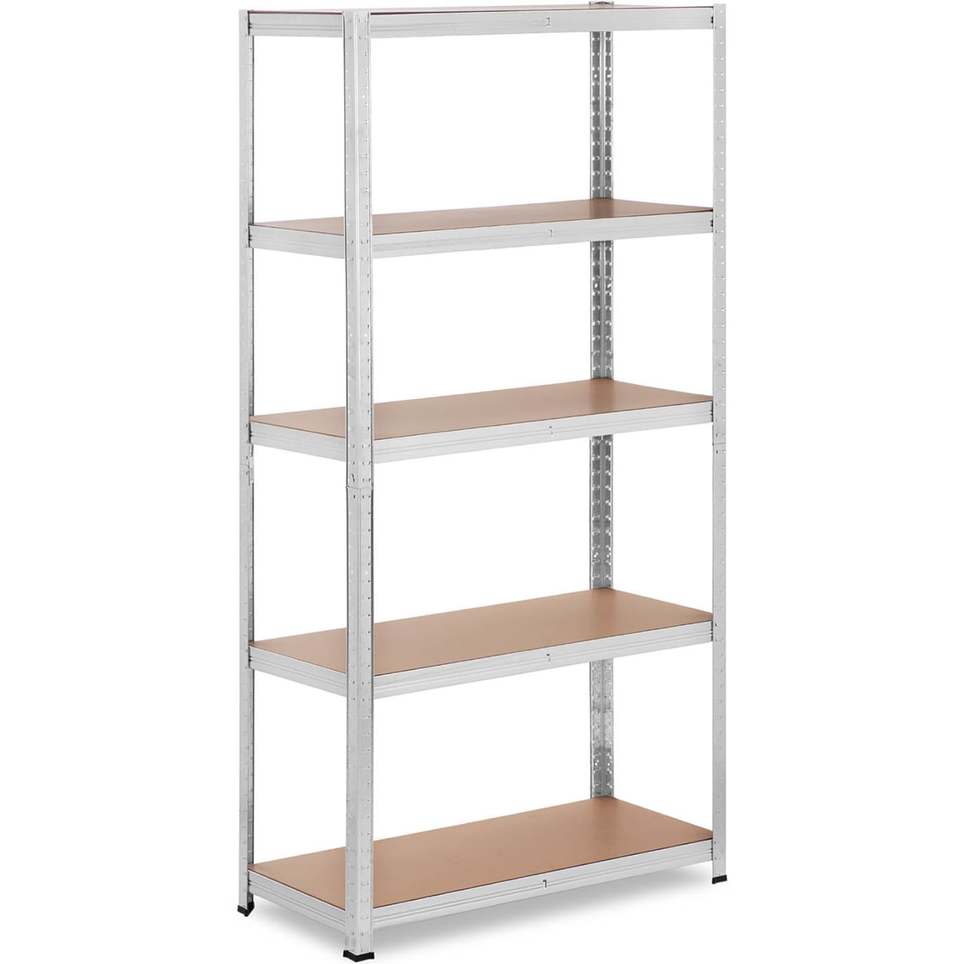 

Regał magazynowy metalowy 5 półek 875 kg 90 x 40 x 180 cm szary
