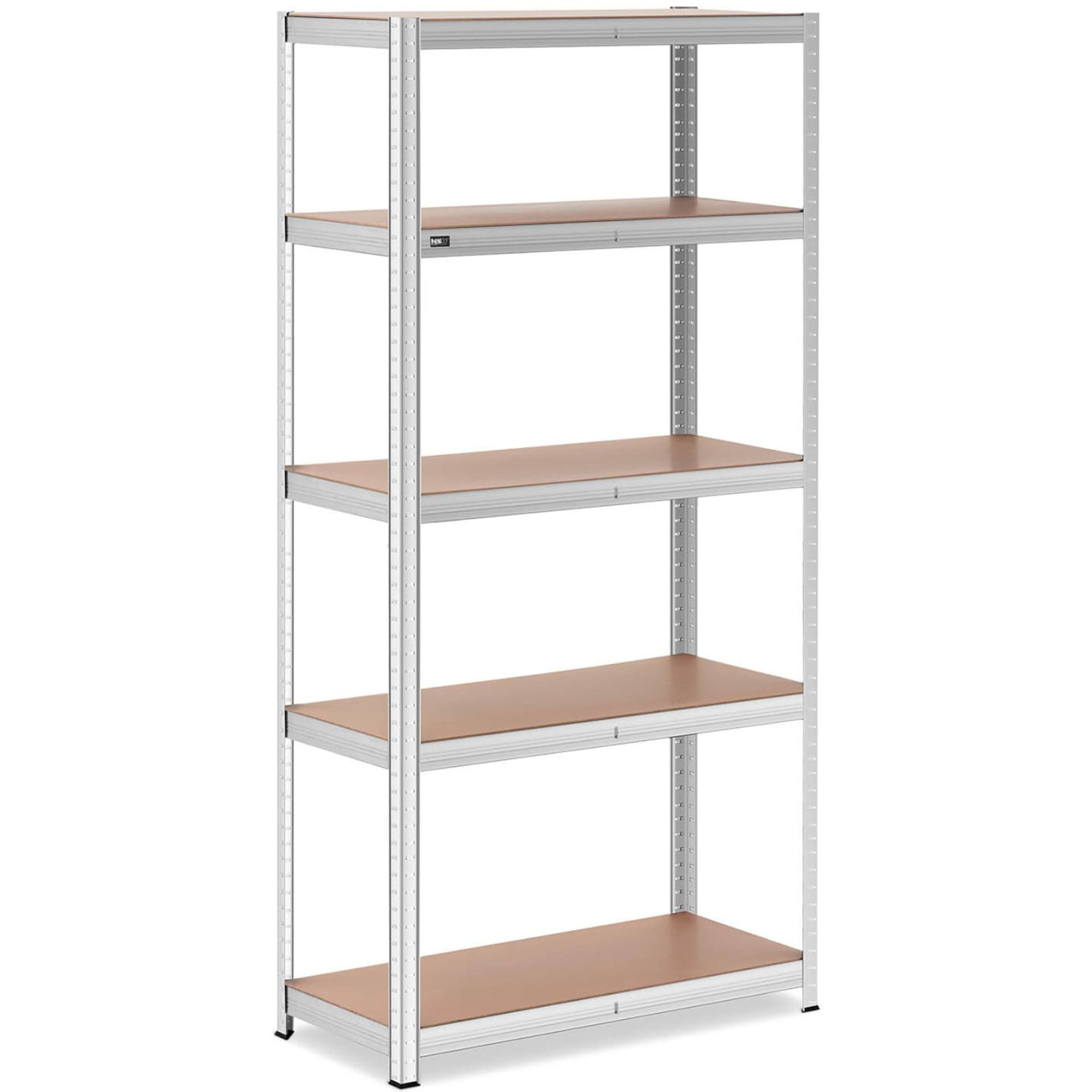 

Regał magazynowy metalowy 5 półek 750 kg 100 x 50 x 197 cm szary