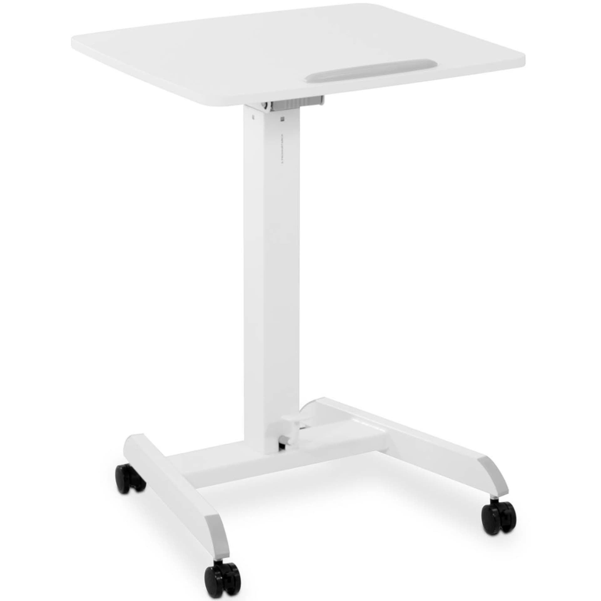 

Stolik stojak pod laptopa regulowany na kółkach 60 x 52 cm 760 - 1130 mm