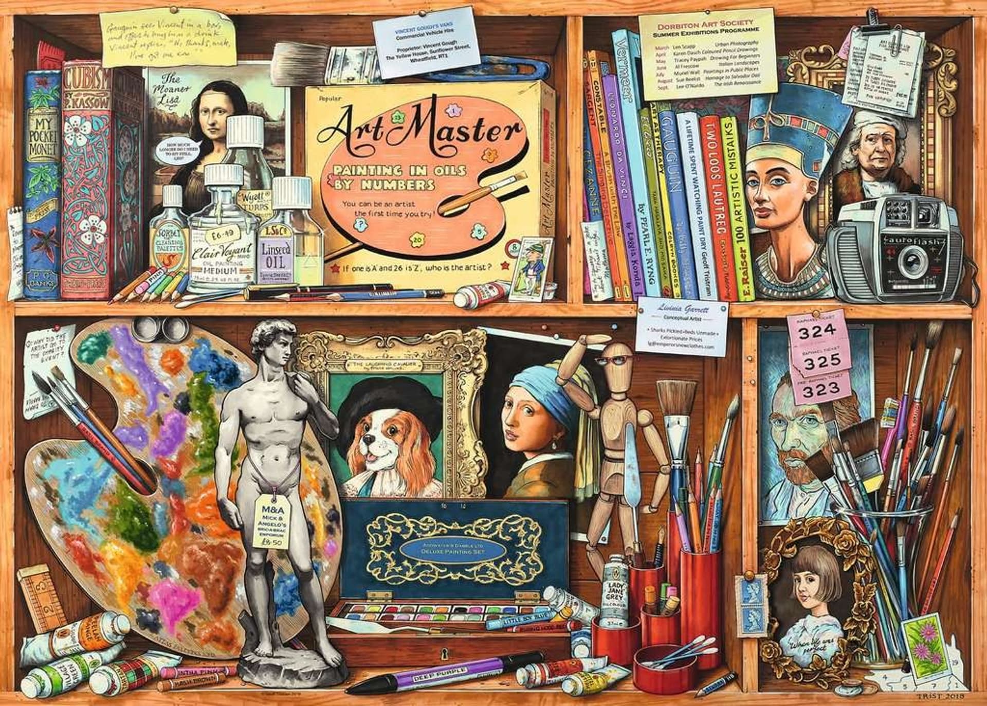 

Puzzle 2D 1000 elementów Szafa artysty