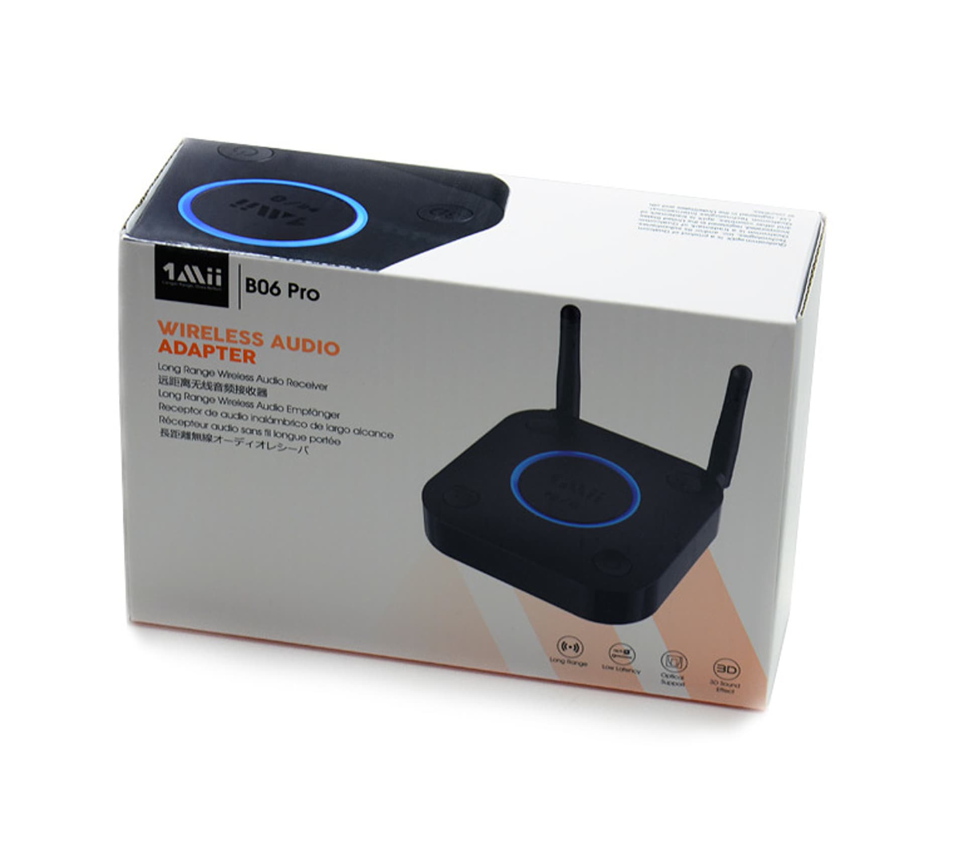 

B06 Pro Odbiornik Bluetooth 5.0 1Mii aptX HD 50m