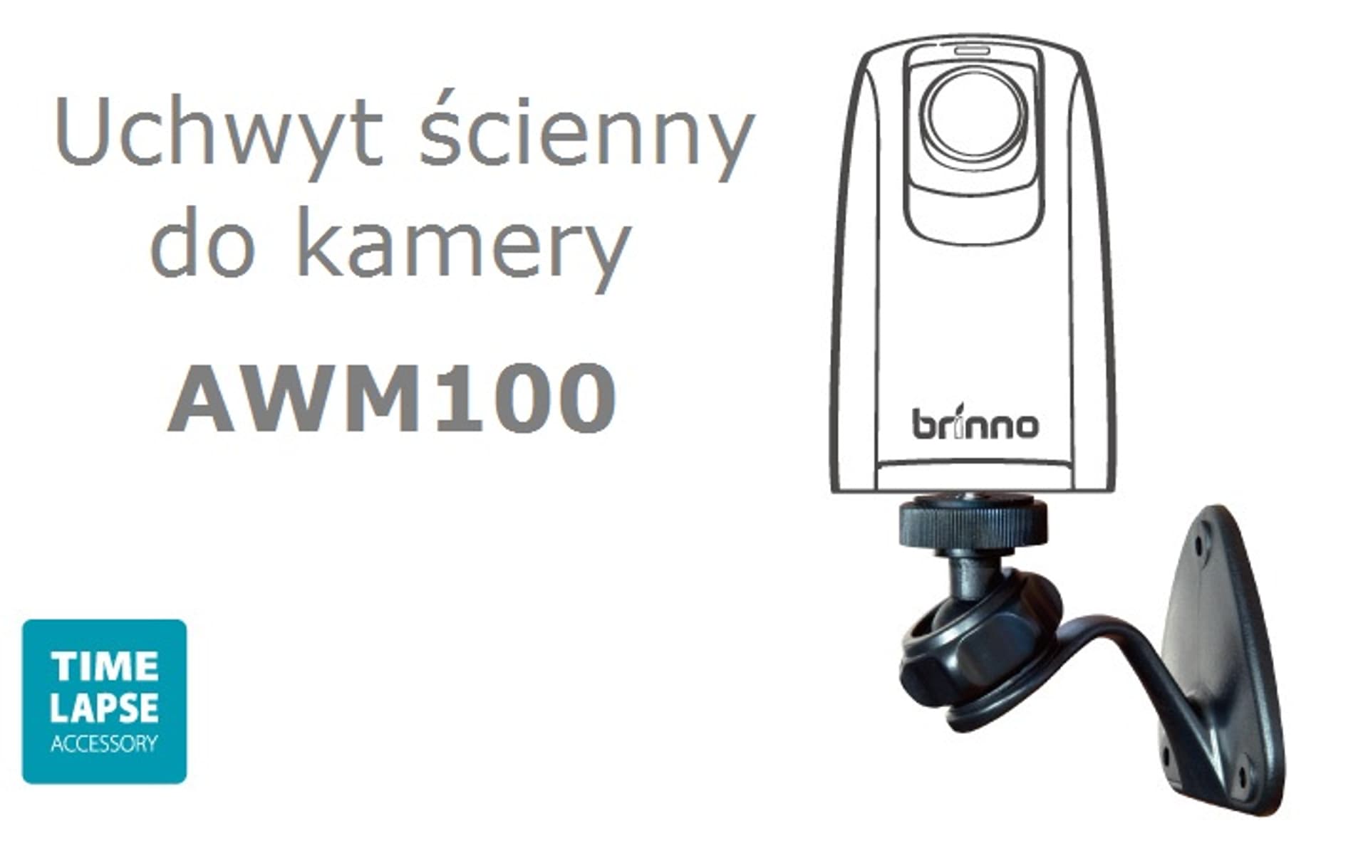 

Brinno AWM100 ścienny uchwyt 1/4" do kamer