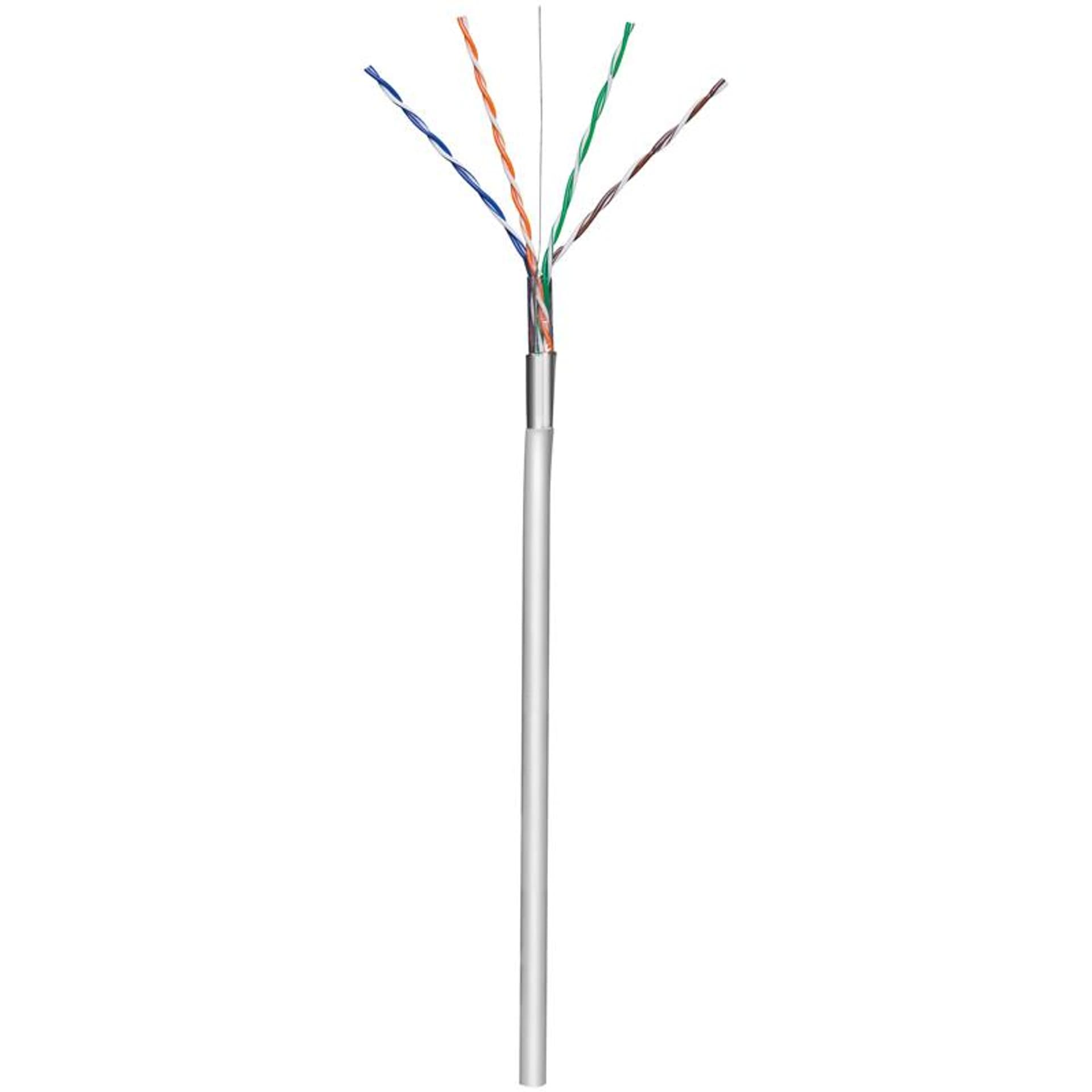 

Skrętka CAT5e F/UTP AWG 24/1 Goobay szara 305m