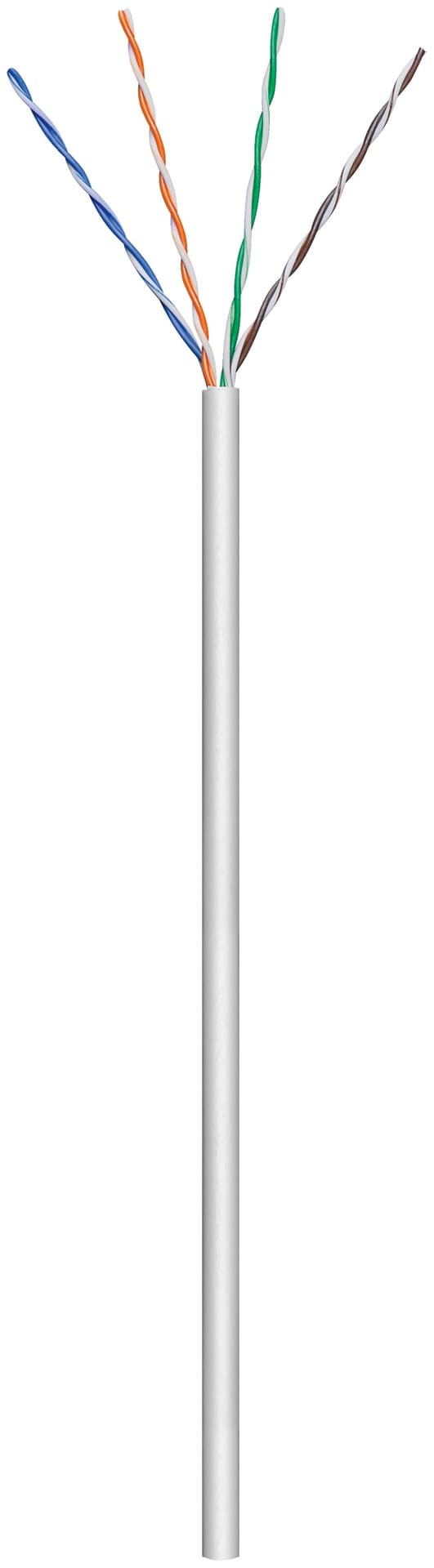 

Skrętka CAT6 U/UTP AWG 24/7 Goobay szara 100m