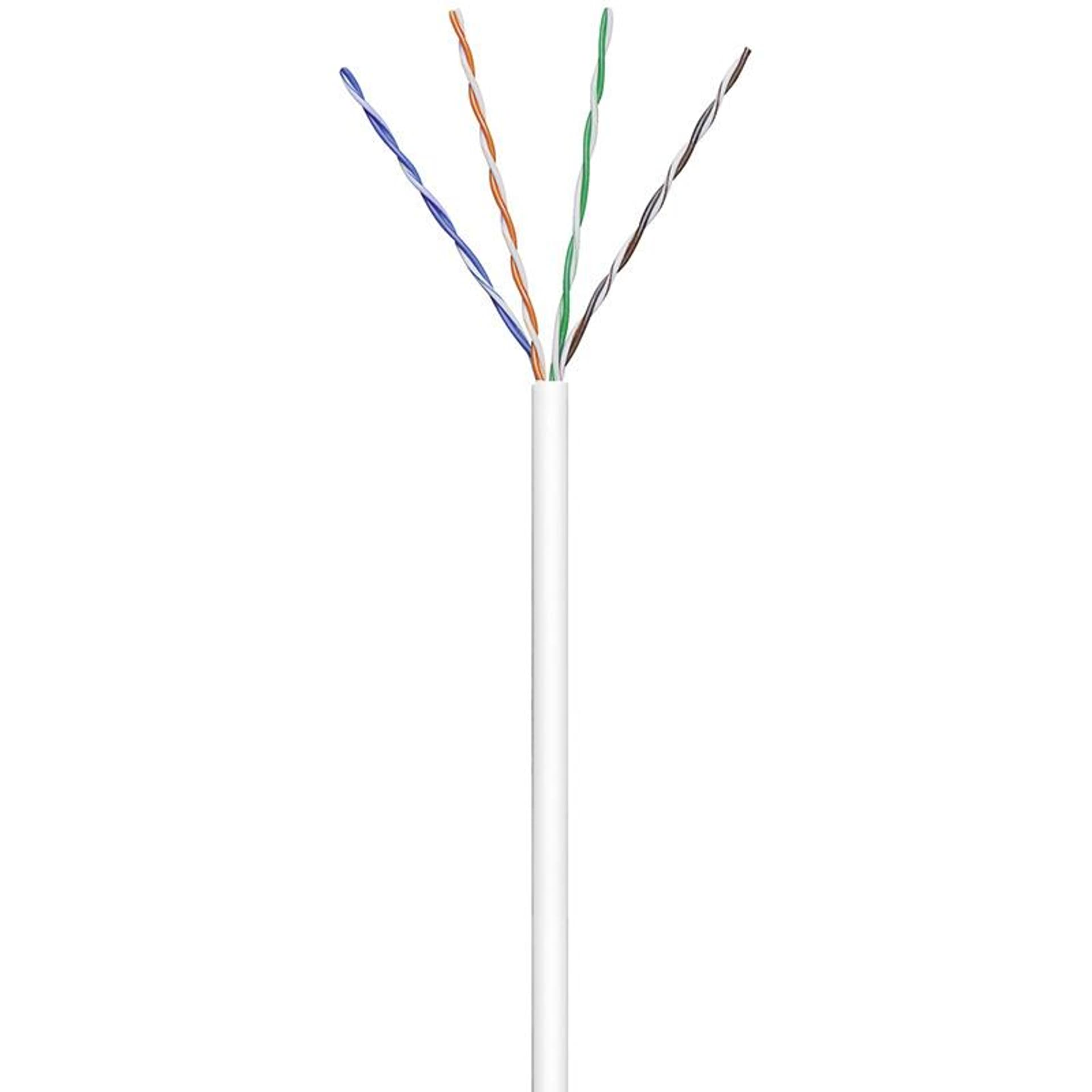 

Skrętka CAT6 U/UTP AWG 24/7 Goobay biała 100m