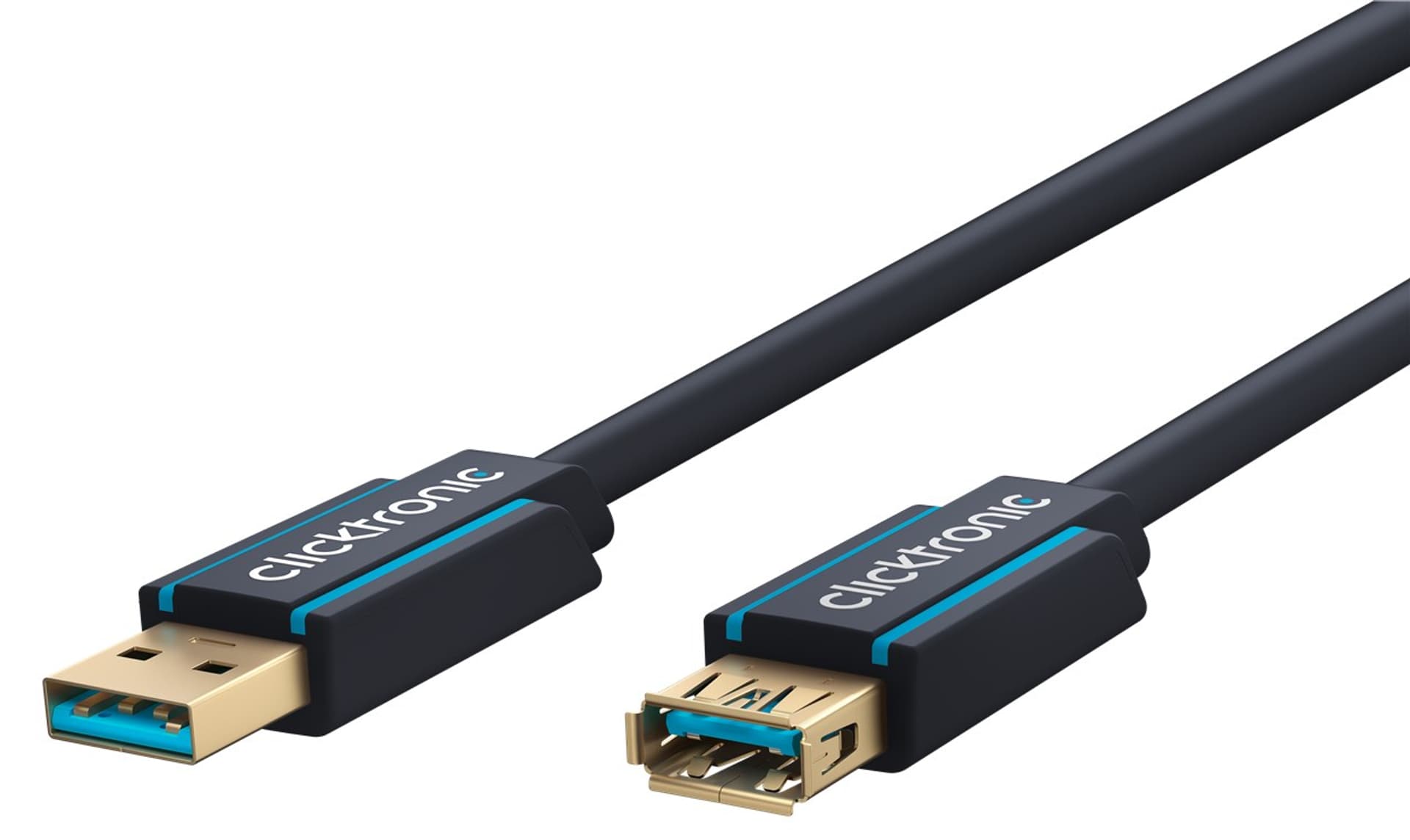 

CLICKTRONIC Przedłużacz USB 3.0 gniazdo-wtyk 1,8m