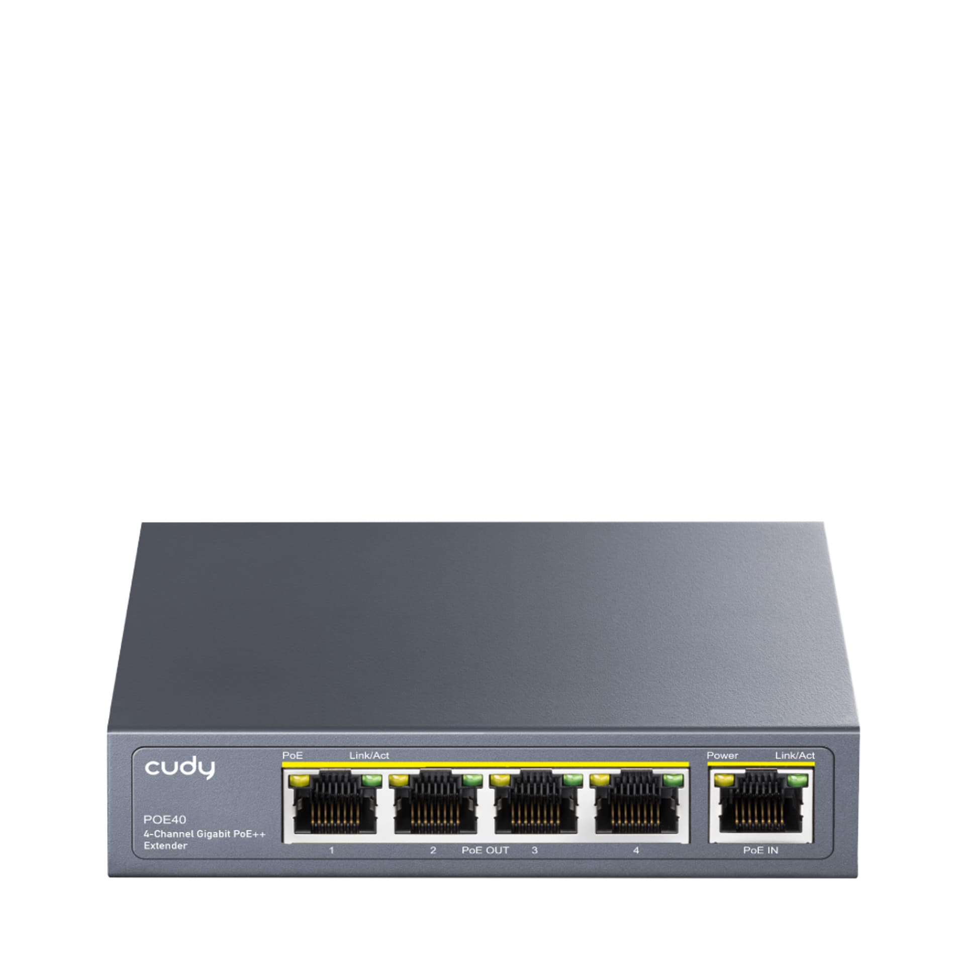 

Extender PoE++ przedłużacz 1x4 PoE+ Gigabit POE40