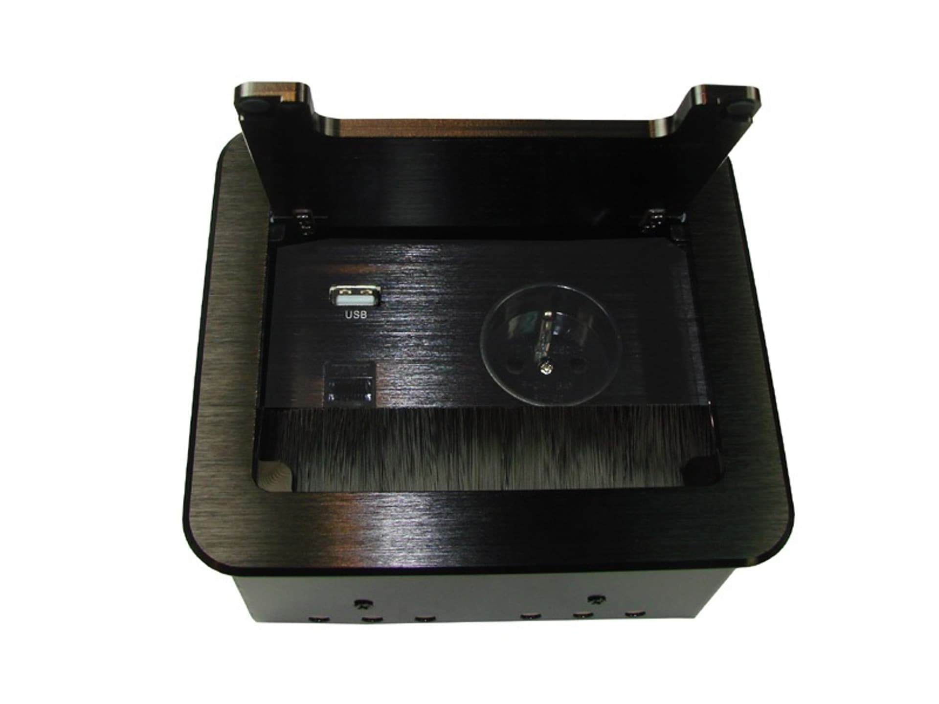 

Power Port biurkowy CUBA 1xAC 1xRJ45 1xUSB Czarny
