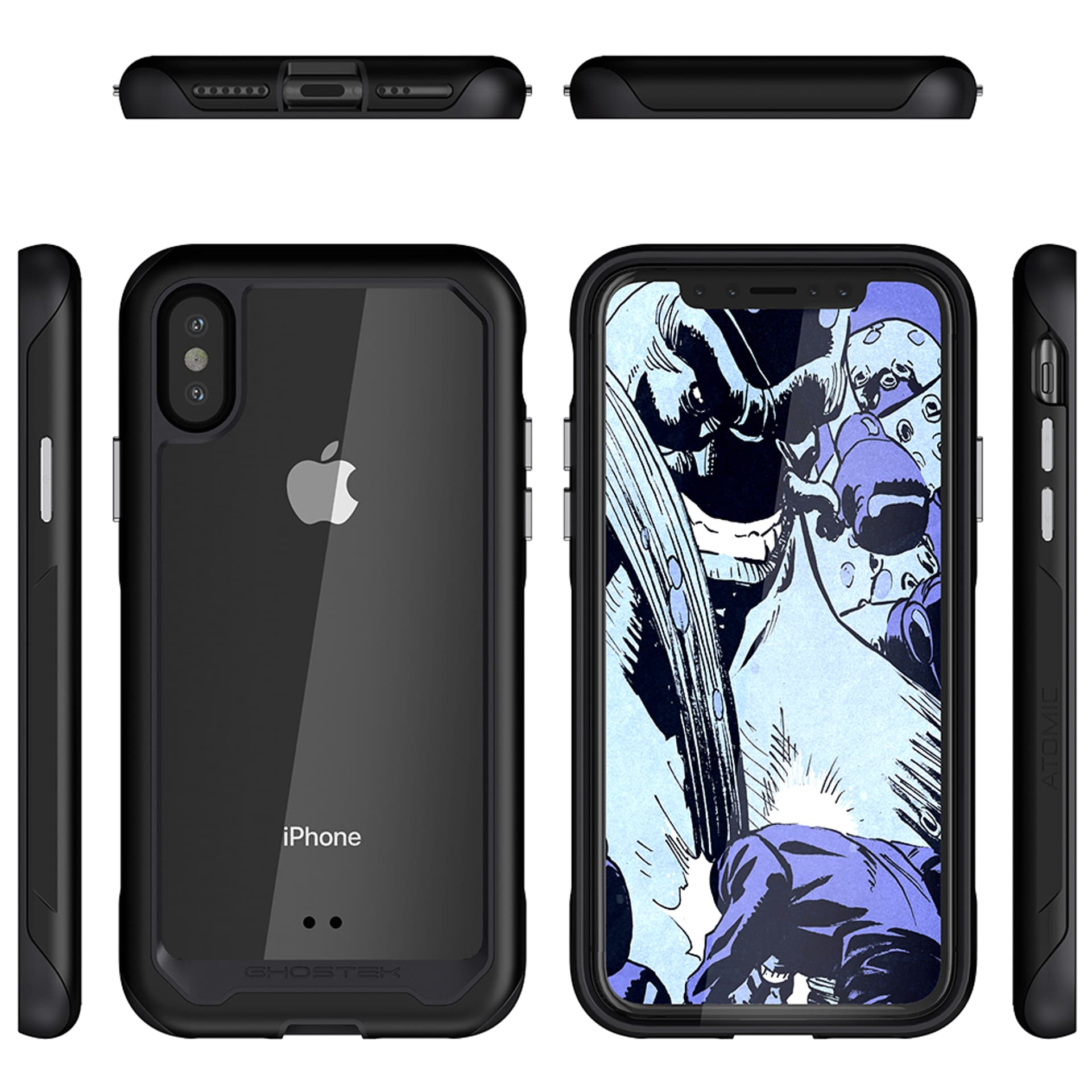 

Etui Atomic Slim 2 Apple iPhone Xs czarny