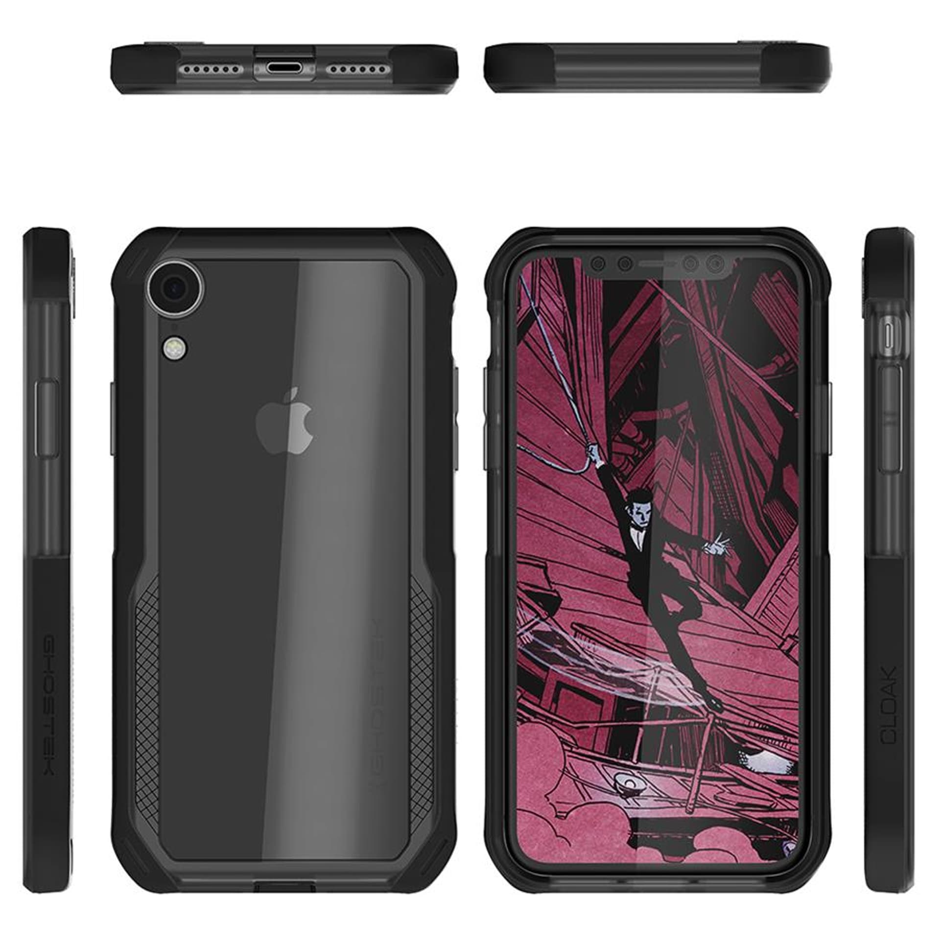 

Etui Cloak 4 Apple iPhone Xr czarny