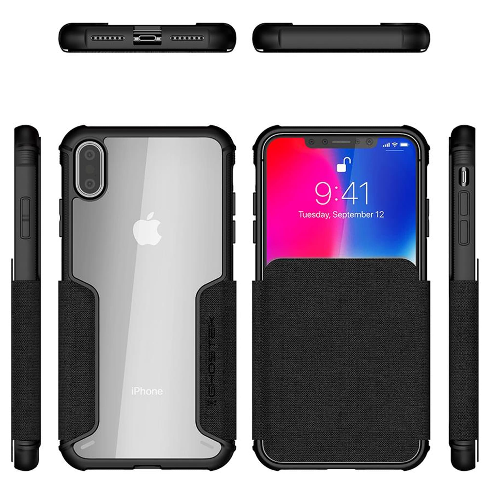 

Etui Exec 3 Apple iPhone Xs Max czarny