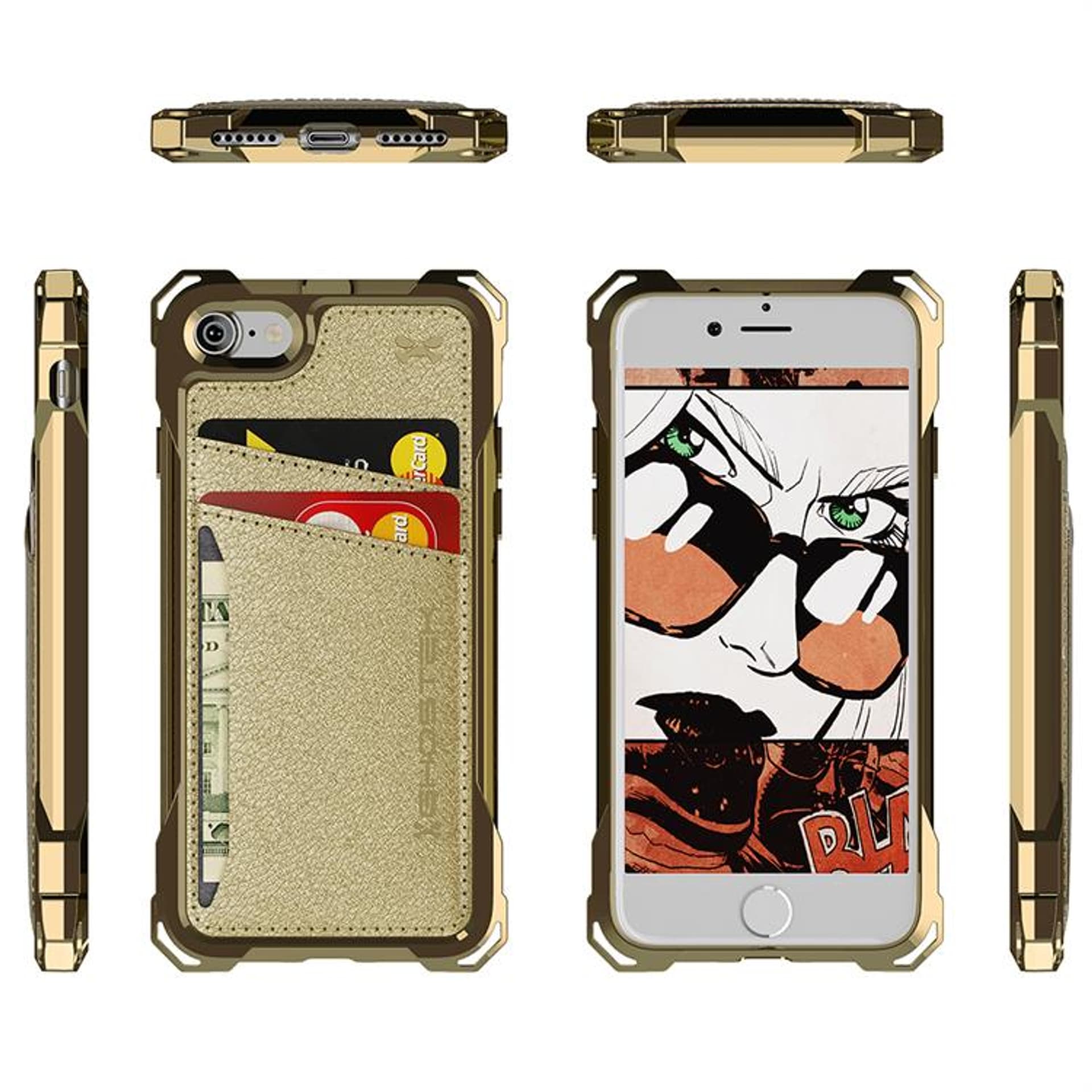 

Etui Exec Apple iPhone 7 8 złoty