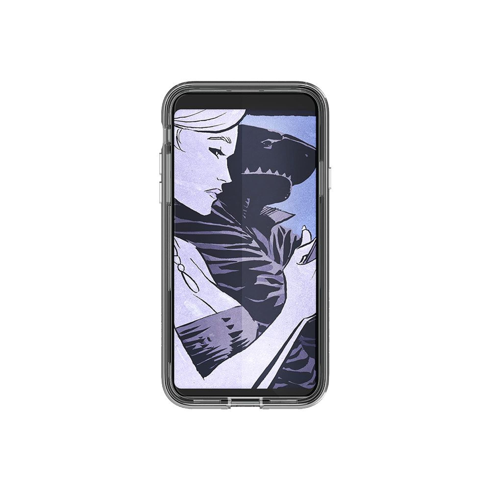 

Etui Cloak 3 Apple iPhone Xs srebrny