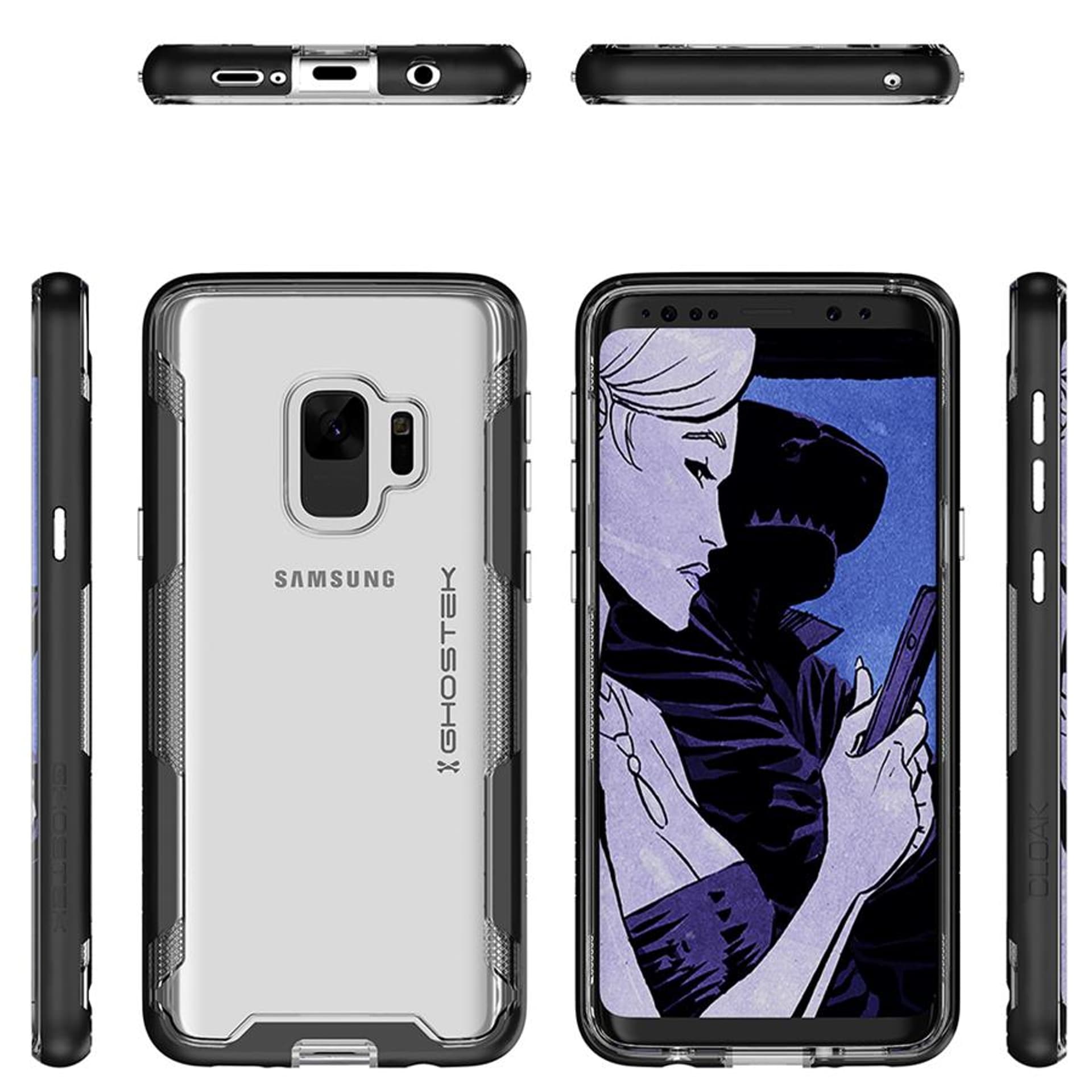 

Etui Cloak 3 Samsung Galaxy S9 czarny