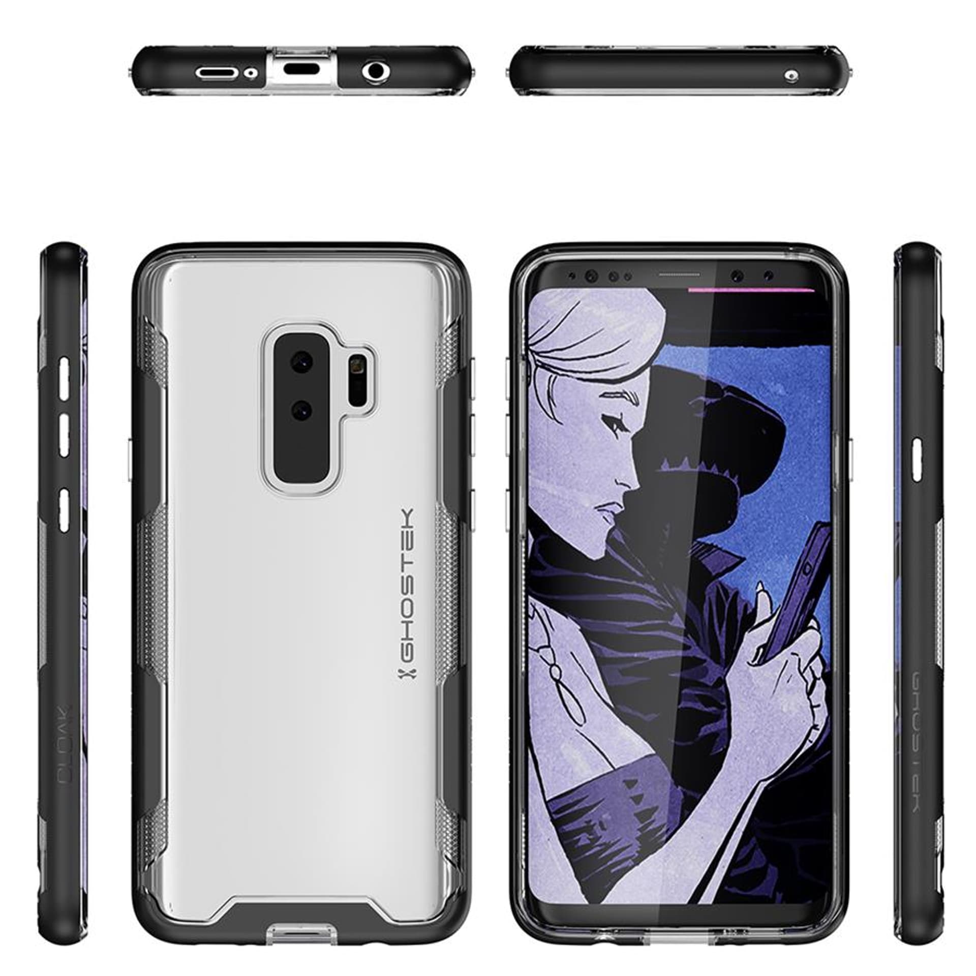

Etui Cloak 3 Samsung Galaxy S9 Plus czarny