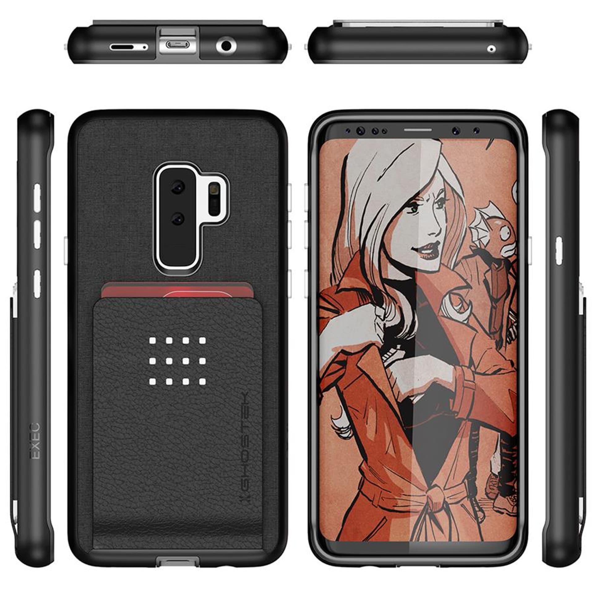 

Etui Exec 2 Samsung Galaxy S9 Plus czarny