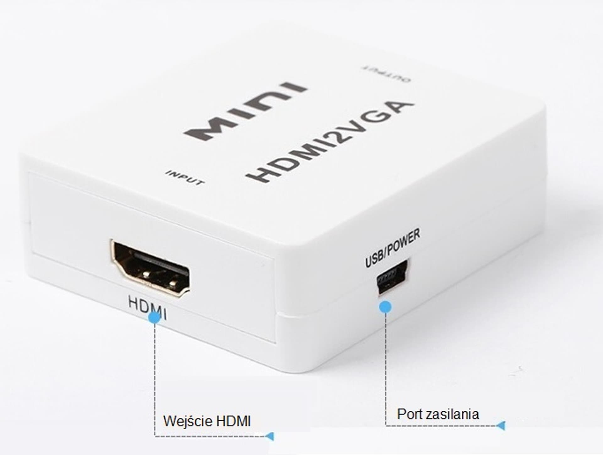 

Konwerter HDMI na VGA + audio SPH-VA01