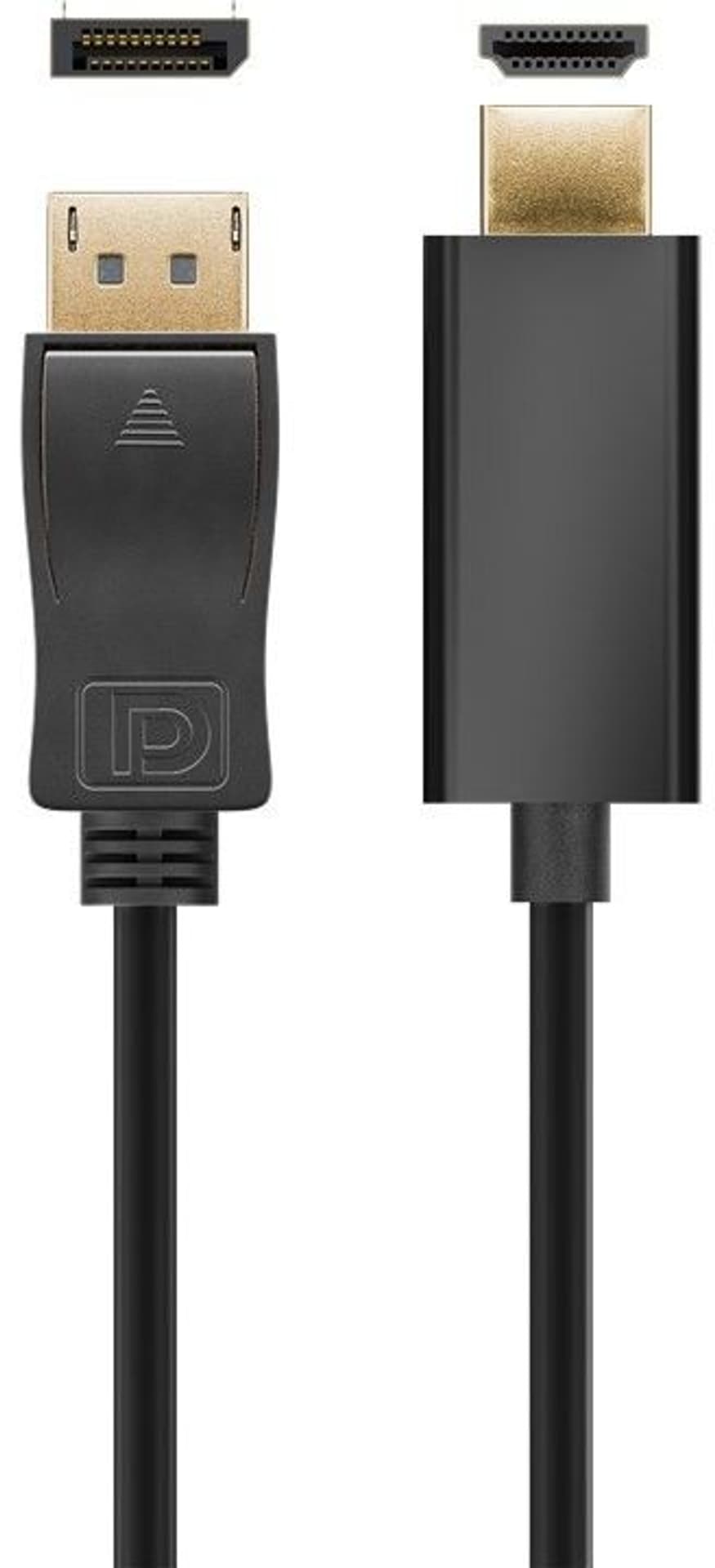 

Goobay 51956 DisplayPort/HDMI™ adapter cable 1.2, gold-plated, 1 m