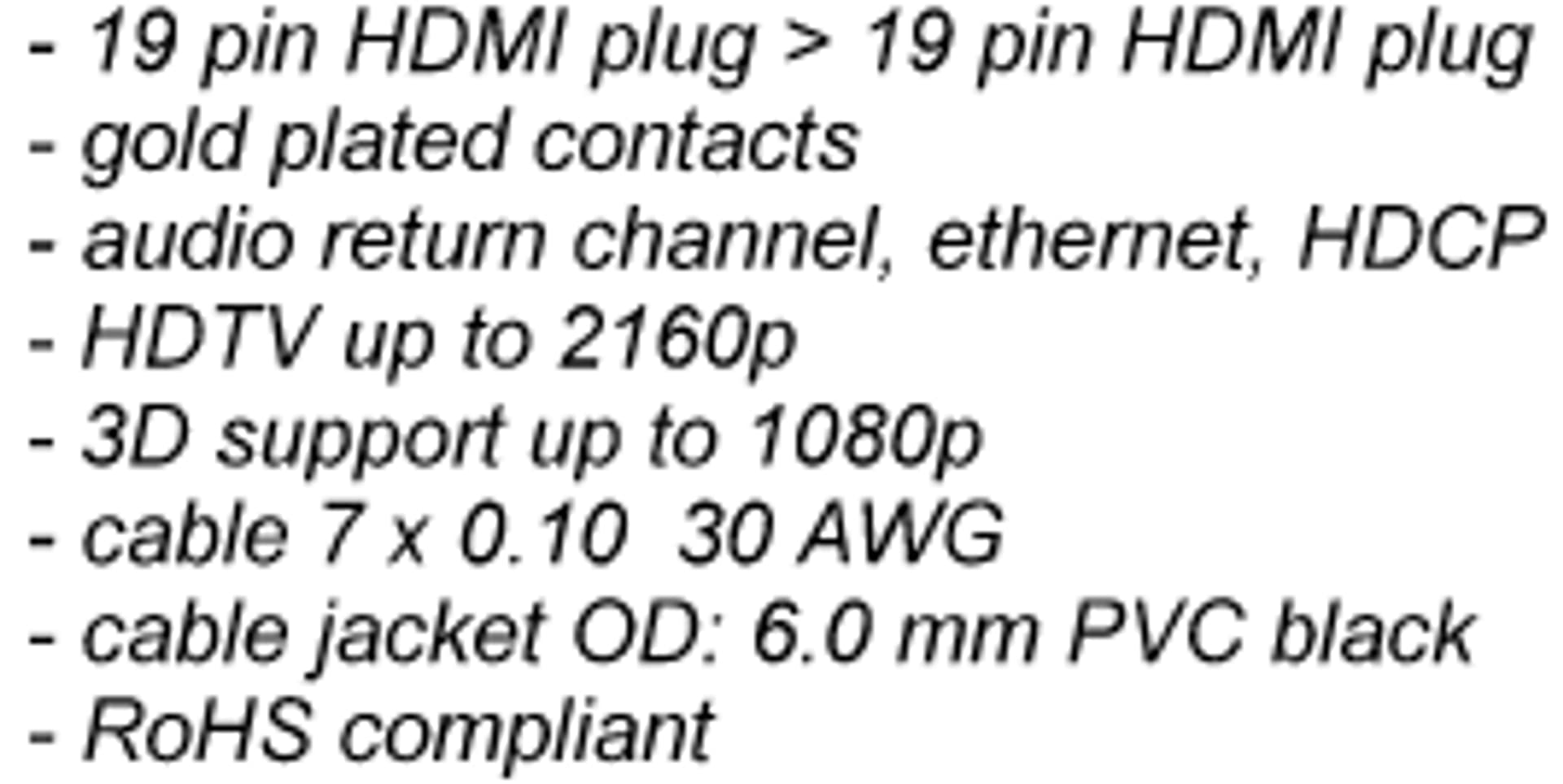

Kabel HDMI Goobay High Speed Płaski - 5m