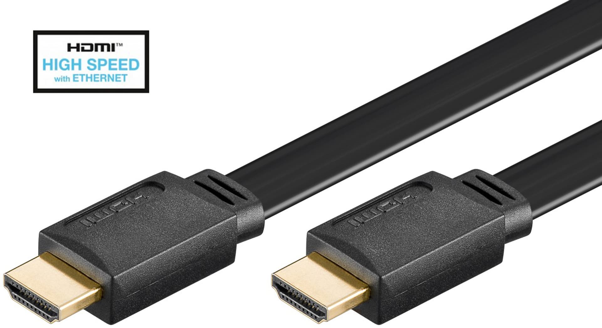 

Kabel HDMI Goobay High Speed Płaski - 3m