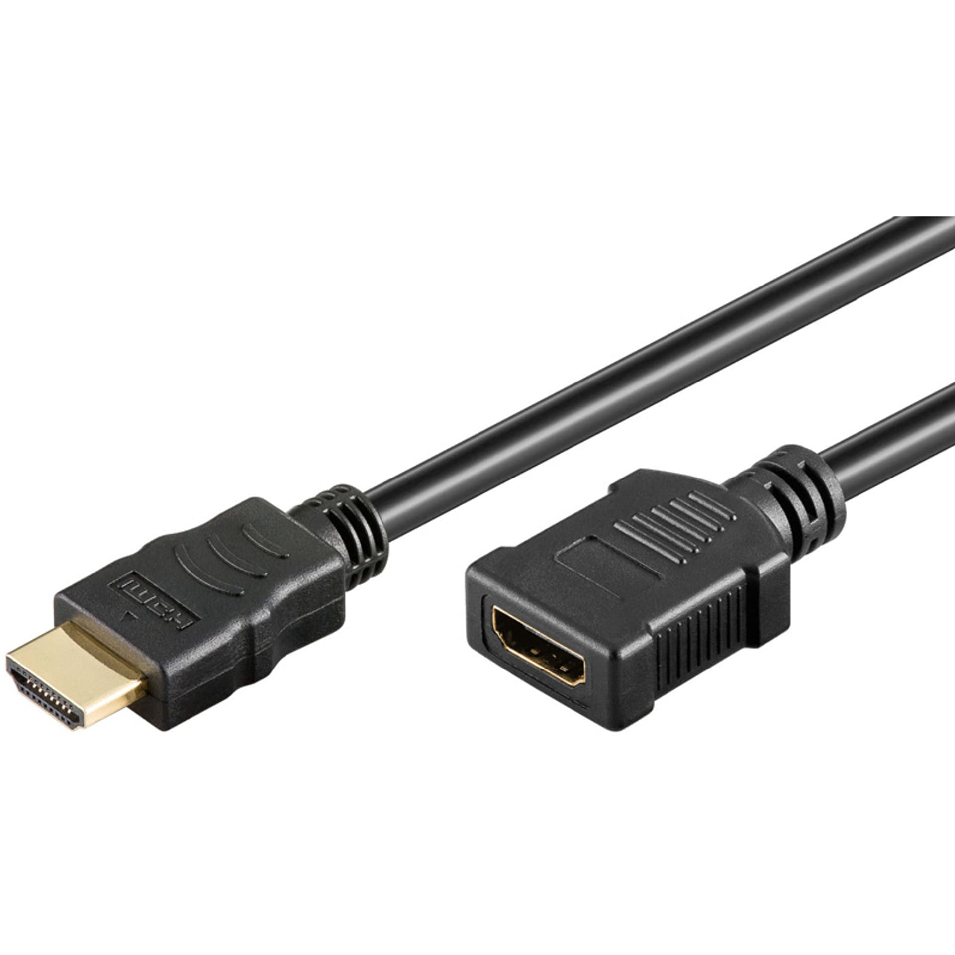 

Przedłużacz HDMI Goobay Gold Black 3m