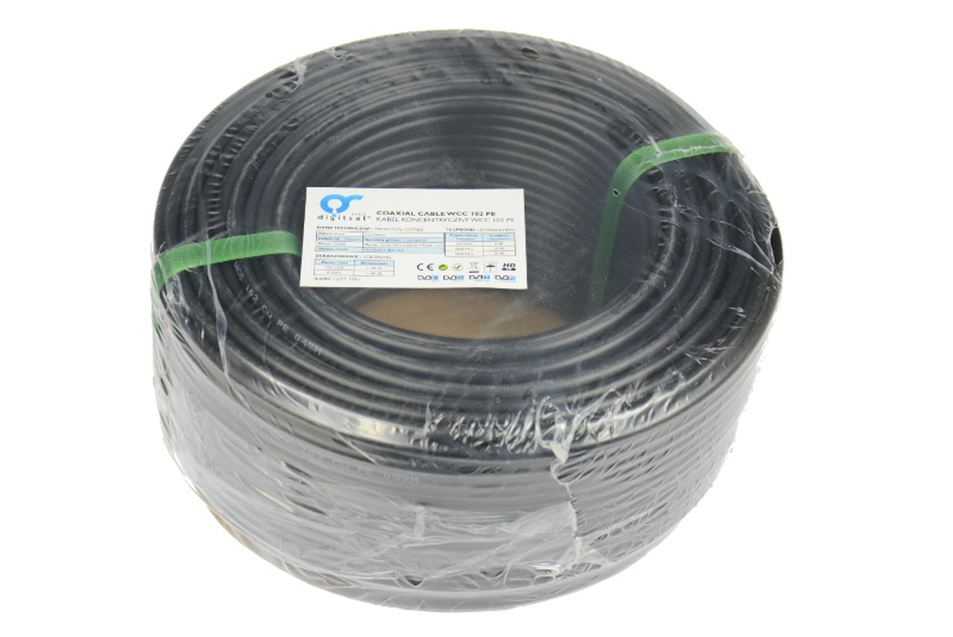 

kabel RG6 1,02 CU GEL TDC105 oplot x128 100m