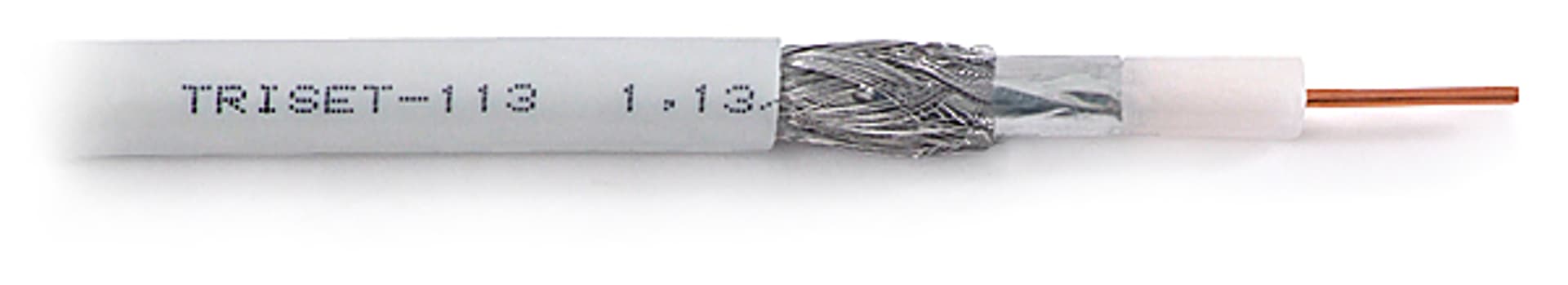 

Przewód RG6 TRISET-113 klasa A 1,13 - 100mb