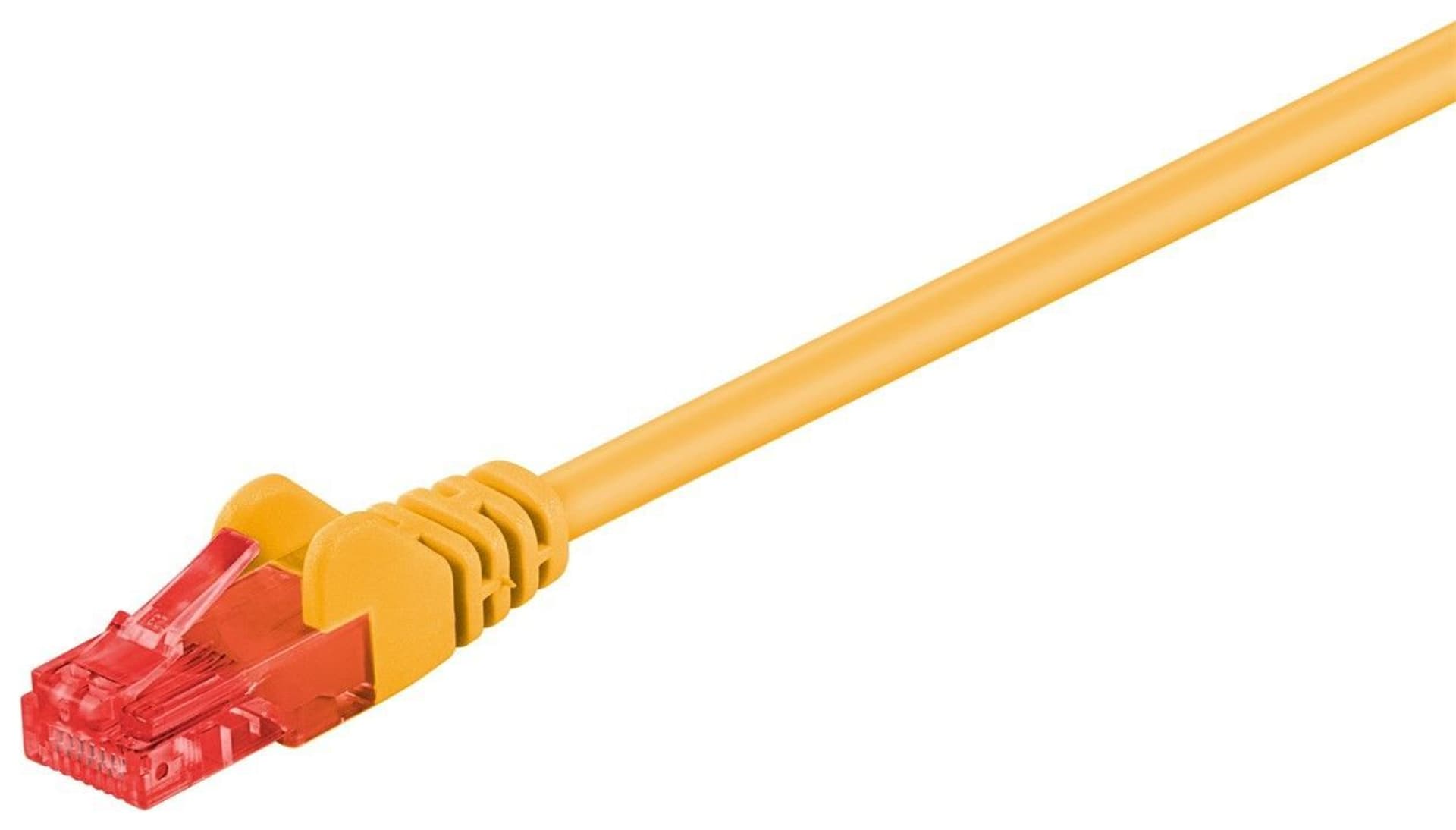 

Kabel krosowy patchcord U/UTP kat.6 CCA żółty 1,5m 95590