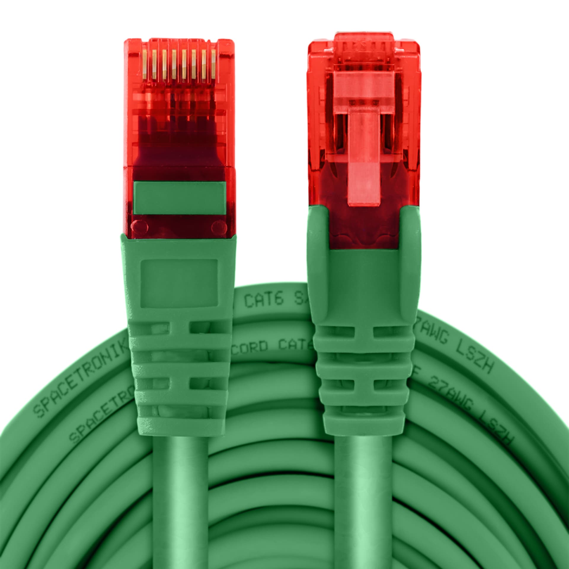 

Kabel RJ45 CAT 6 U/UTP AWG24 zielony 1m