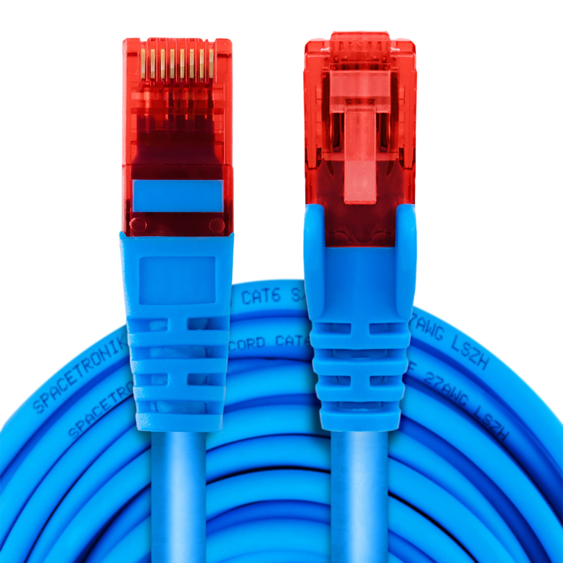 

Kabel RJ45 CAT 6 U/UTP AWG24 niebieski 1m
