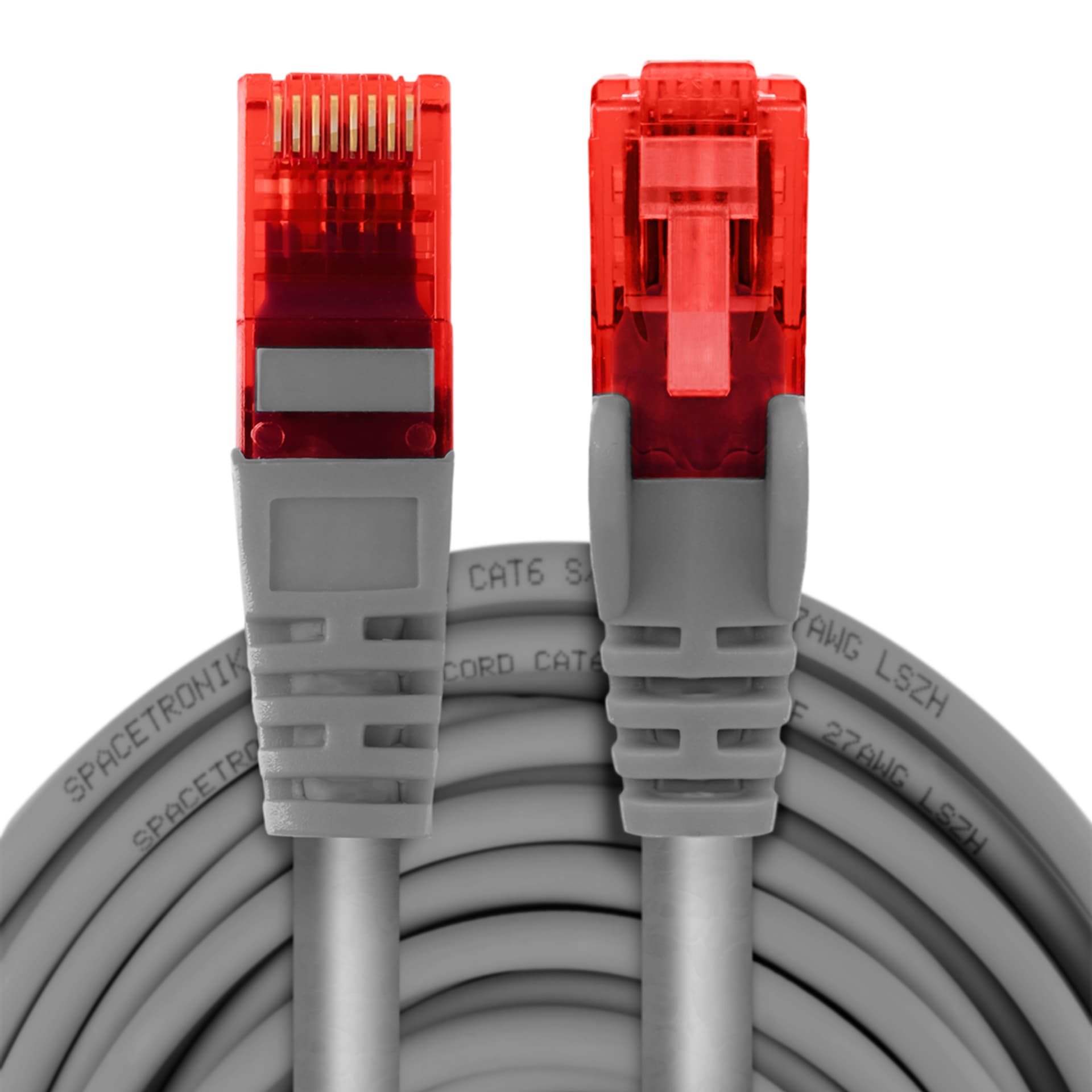 

Kabel RJ45 CAT 6 U/UTP AWG24 szary 20m