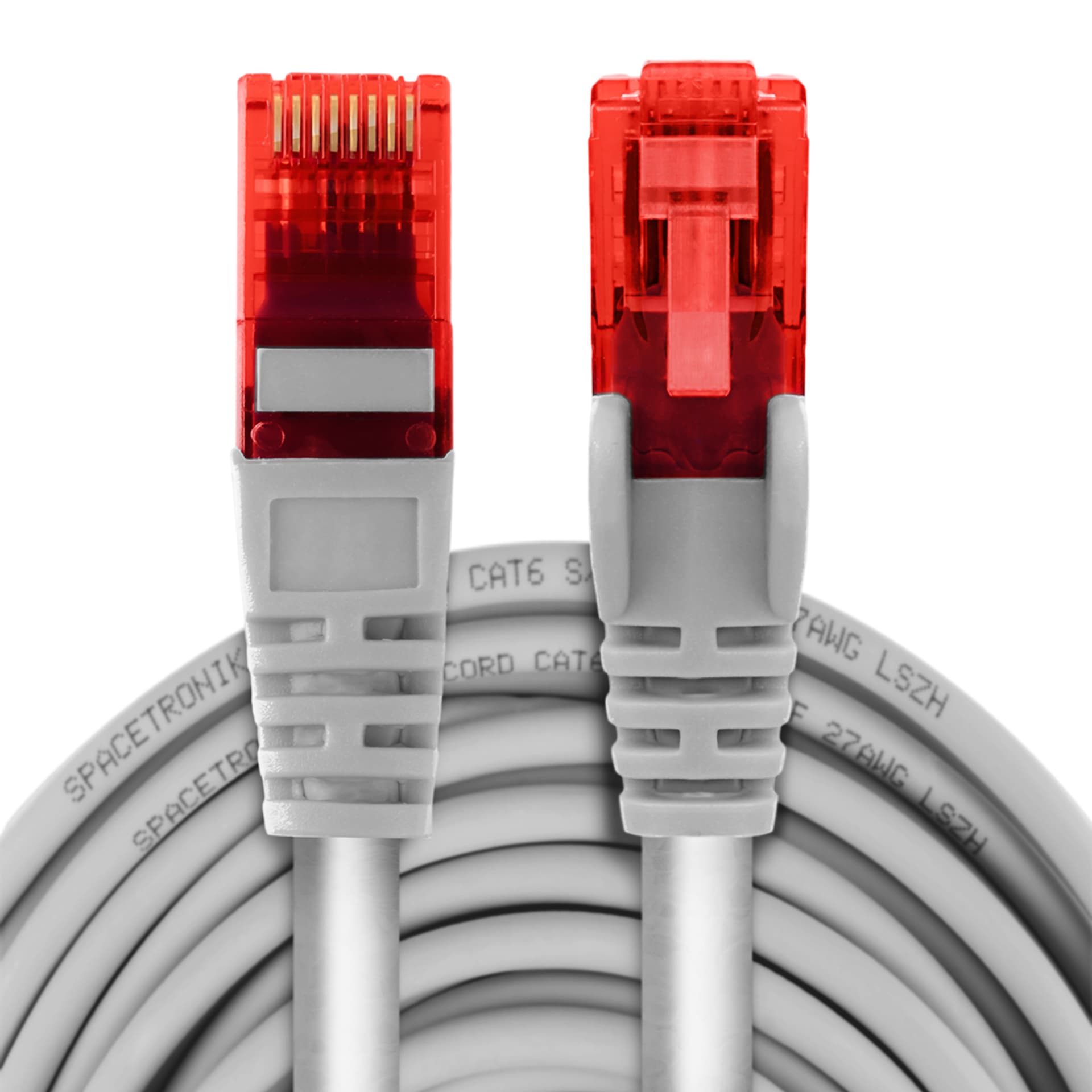 

Kabel RJ45 CAT 6 U/UTP AWG24 biały 0,5m