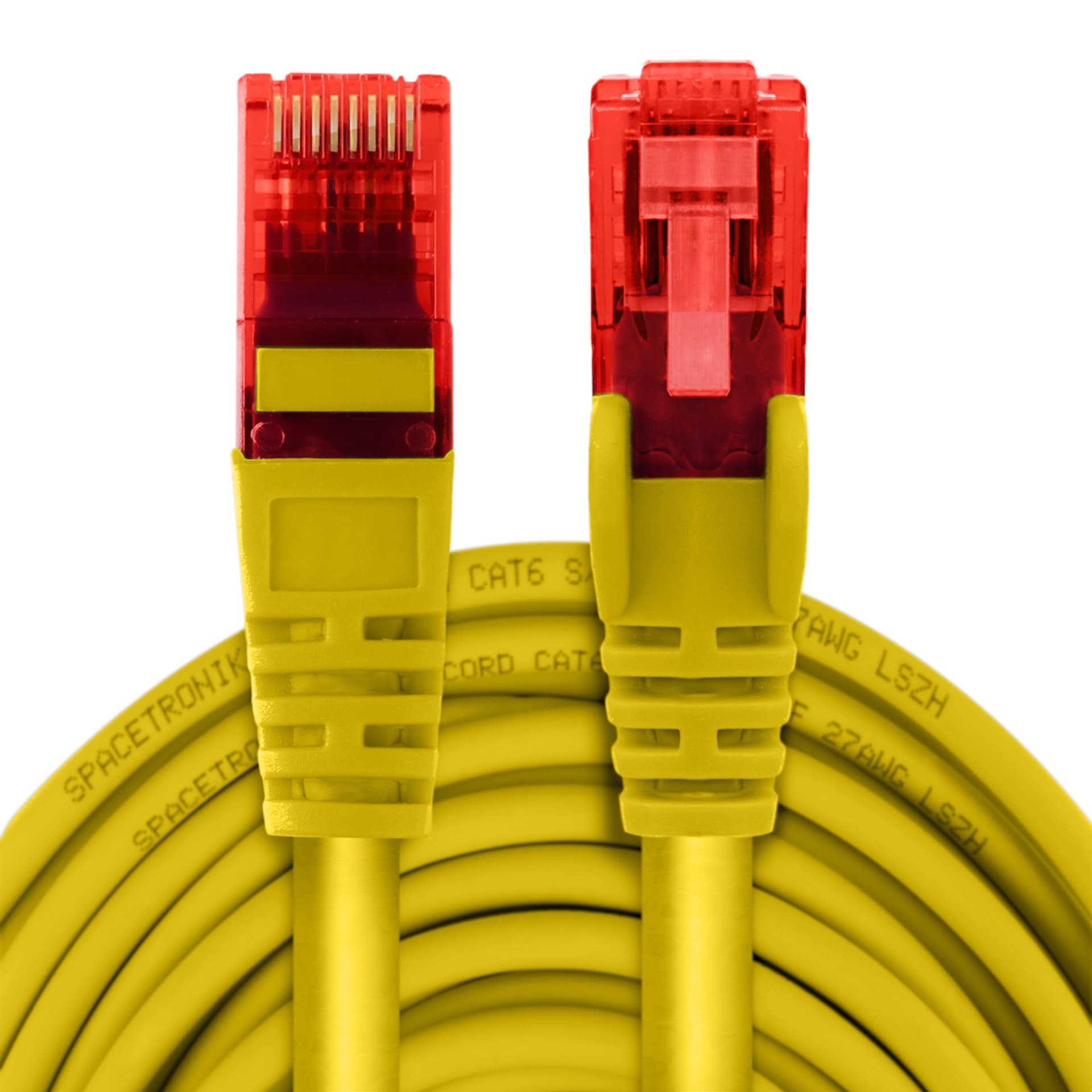 

Kabel RJ45 CAT 6 U/UTP AWG24 żółty 20m