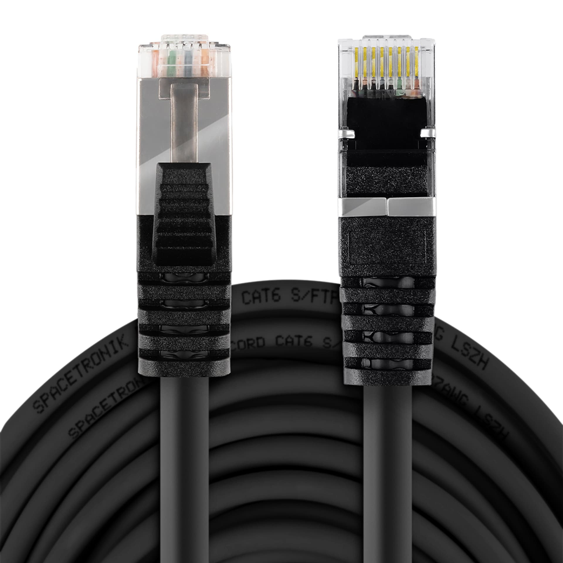 

Kabel RJ45 CAT8 S/FTP AWG26 CU LSZH czarny 5m