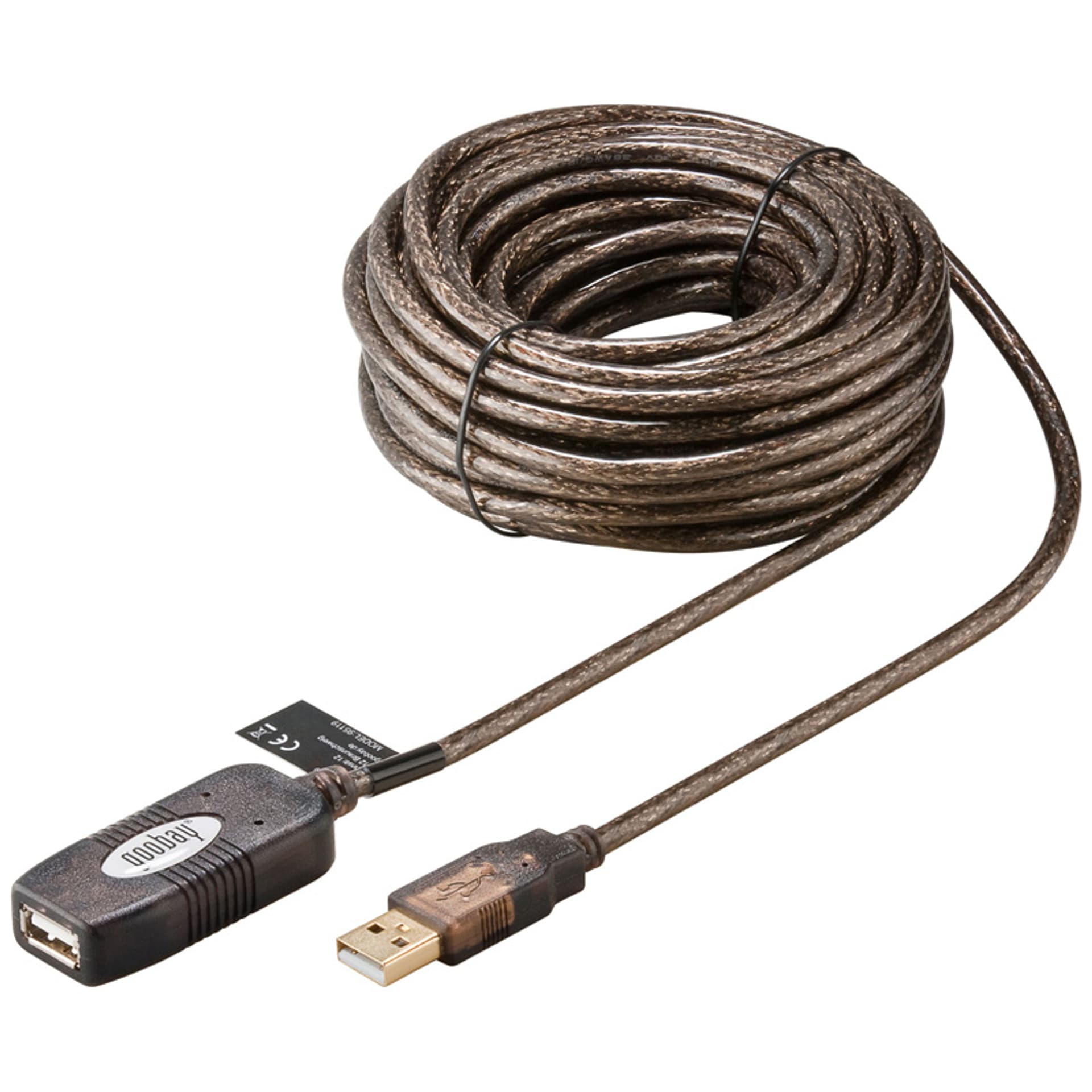 

Kabel zasilający USB - wtyk DC 5,5x2,1 Goobay 1m