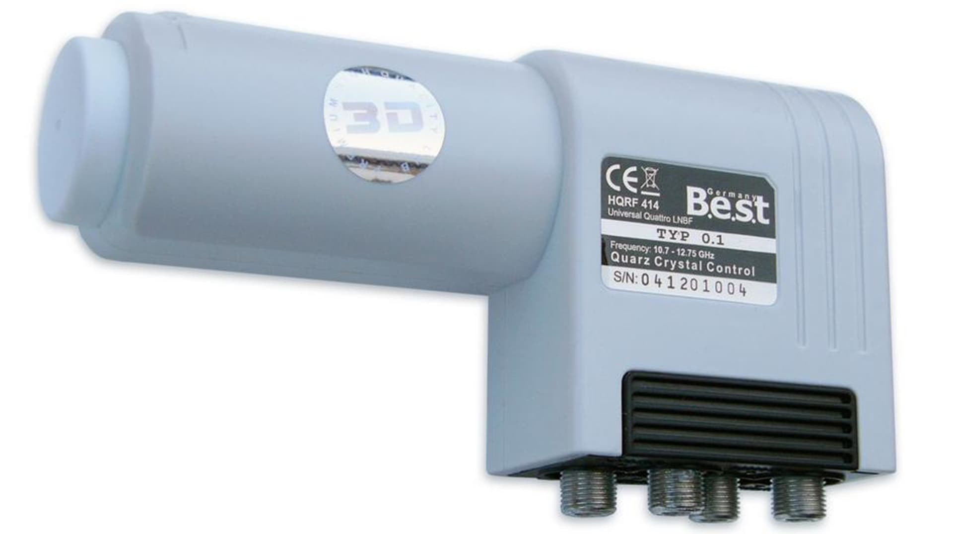 

LNB Quatro BEST HQRF 414 0,1dB Lens