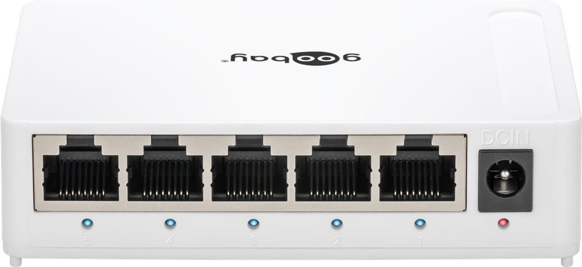 

Switch sieciowy RJ45 5-portowy Goobay 1Gbps