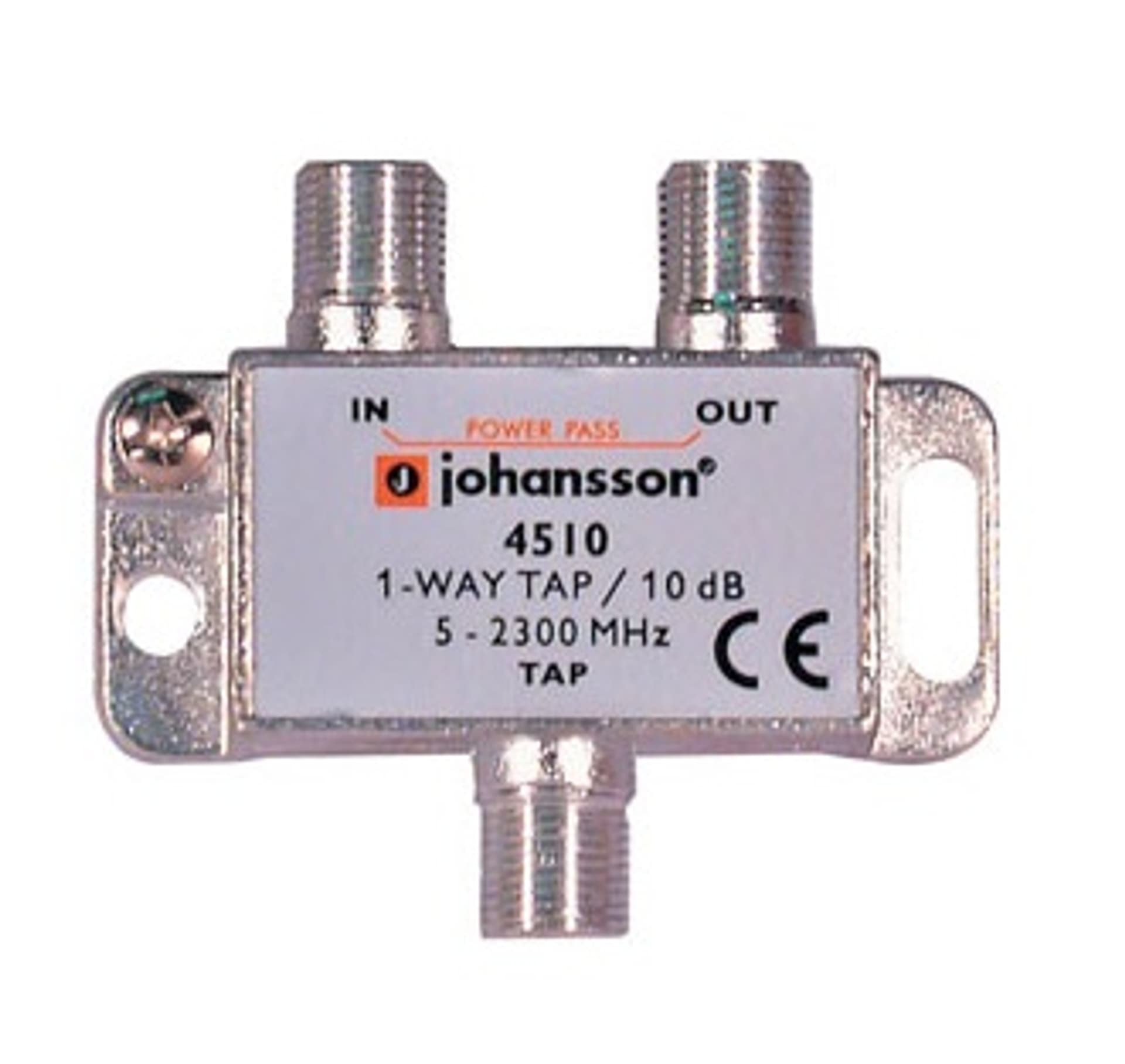 

1 WAY TAP Odgałęźnik 1-krotny Johansson 10 dB 4510