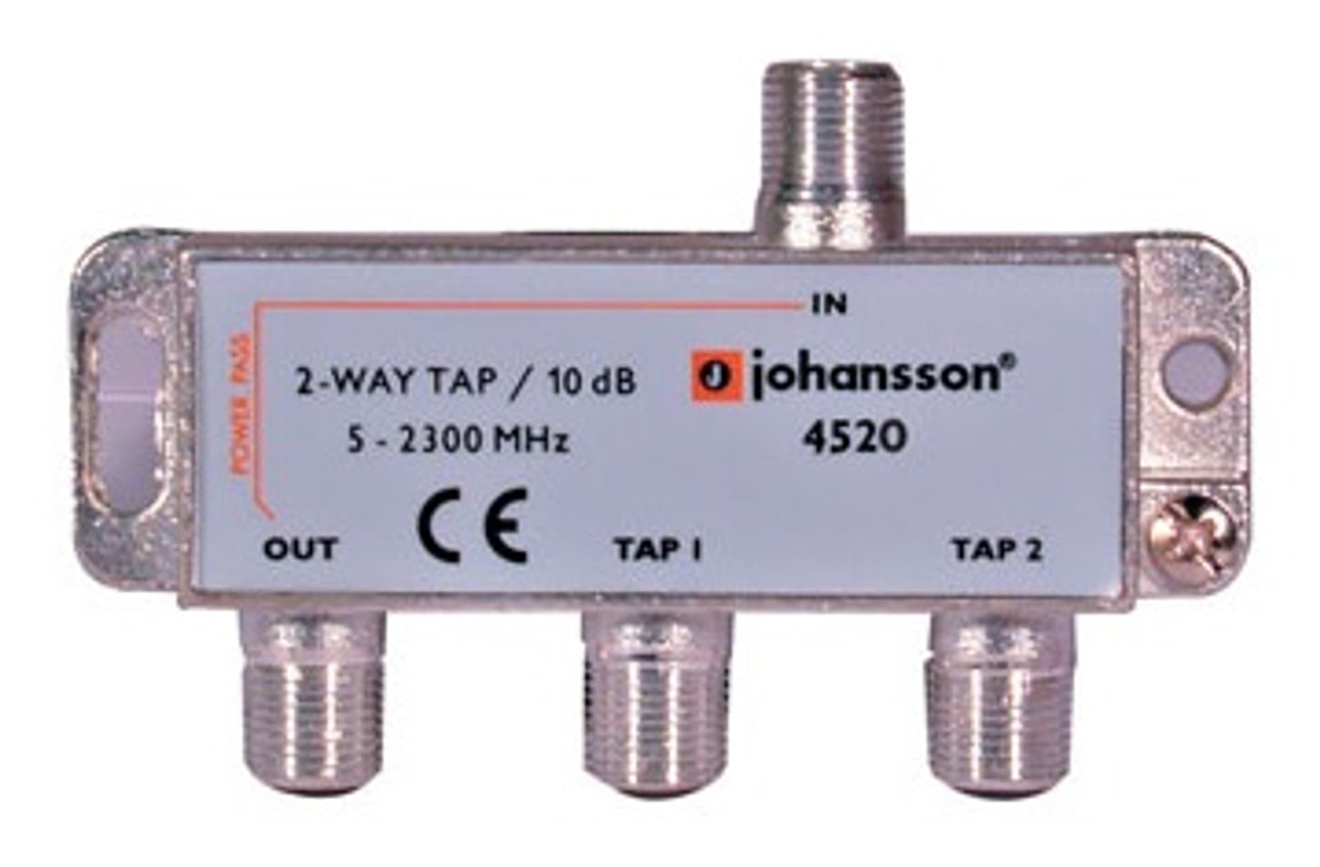 

2 WAY TAP Odgałęźnik 2-krotny Johansson 10 dB 4520