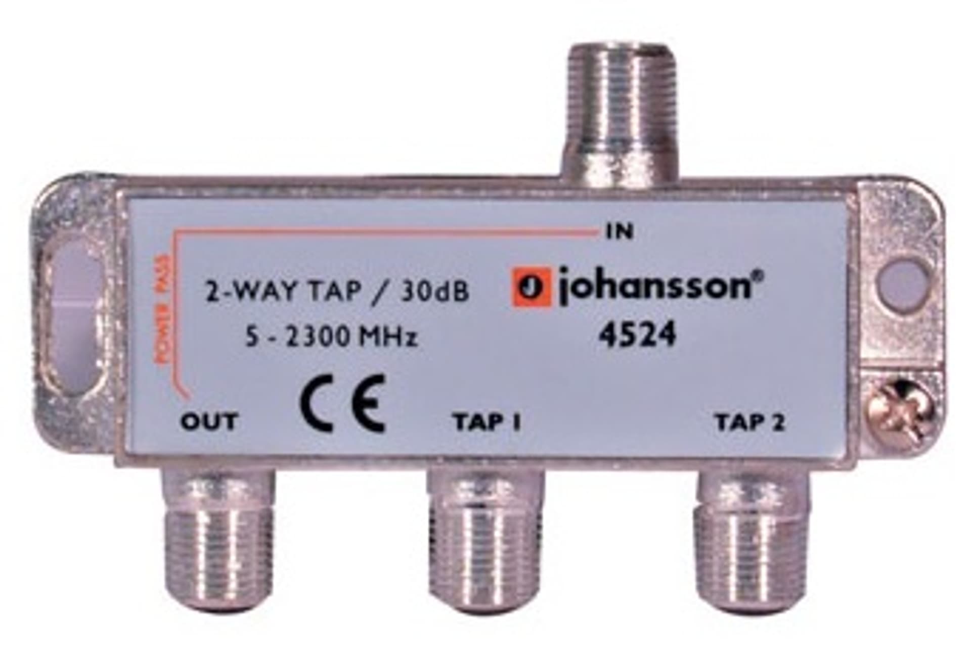 

2 WAY TAP Odgałęźnik 2-krotny Johansson 30 dB 4524