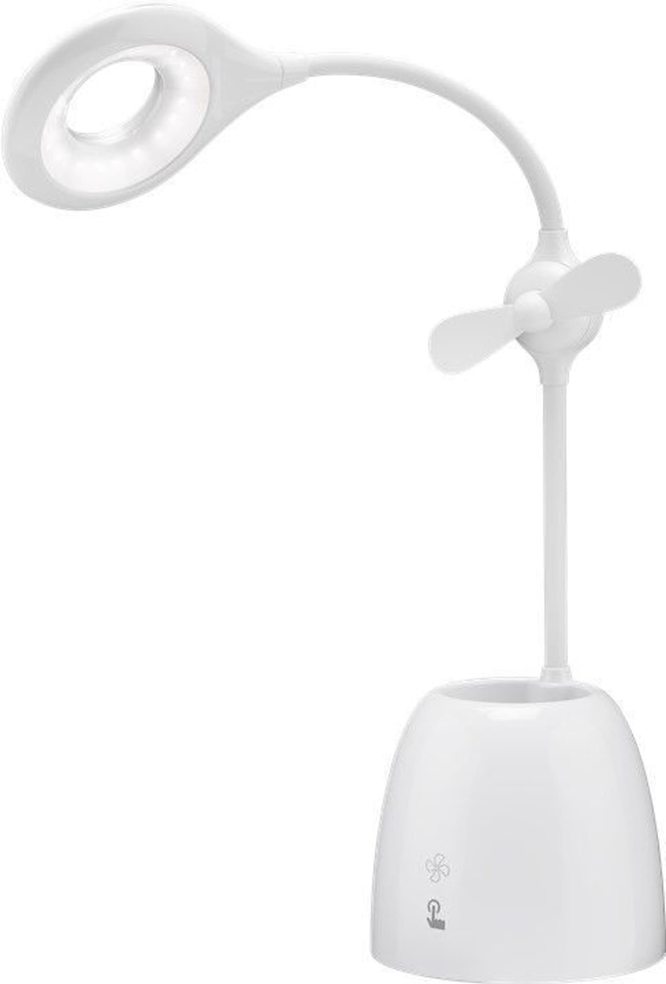 

Lampa biurkowa WENTYLATOR PRZYBORNIK 3W Goobay AKU