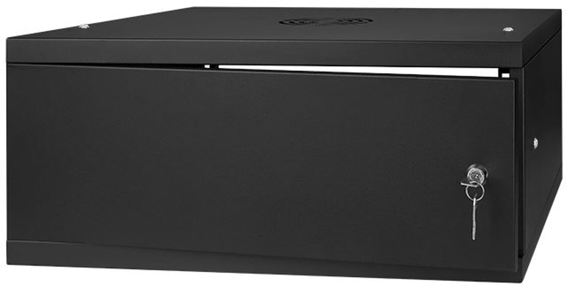 

Szafa RACK 19'' 4U 600x350mm CZARNA Drzwi stalowe