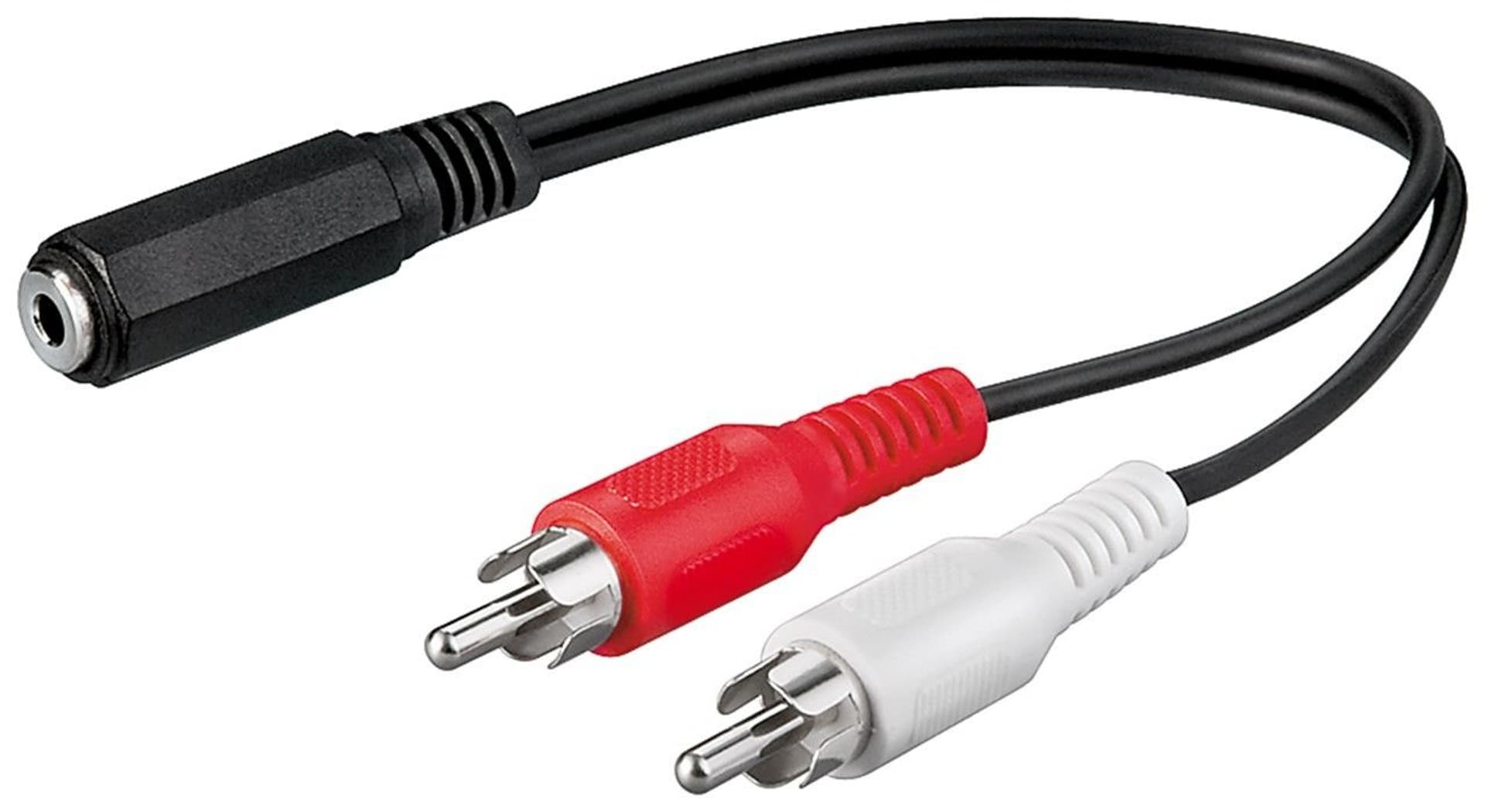 

Przewód adapter Jack 3,5mm - 2x RCA 0,2m 50092