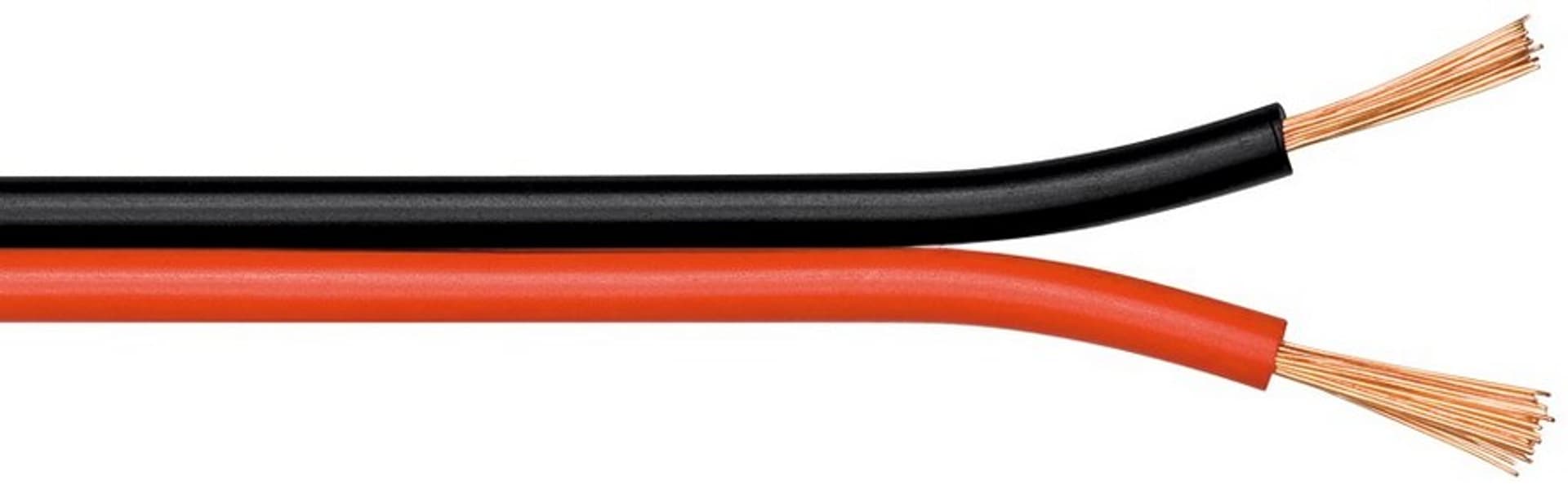 

Kabel głośnikowy Goobay 2x2,5mm CCA 25m black-red