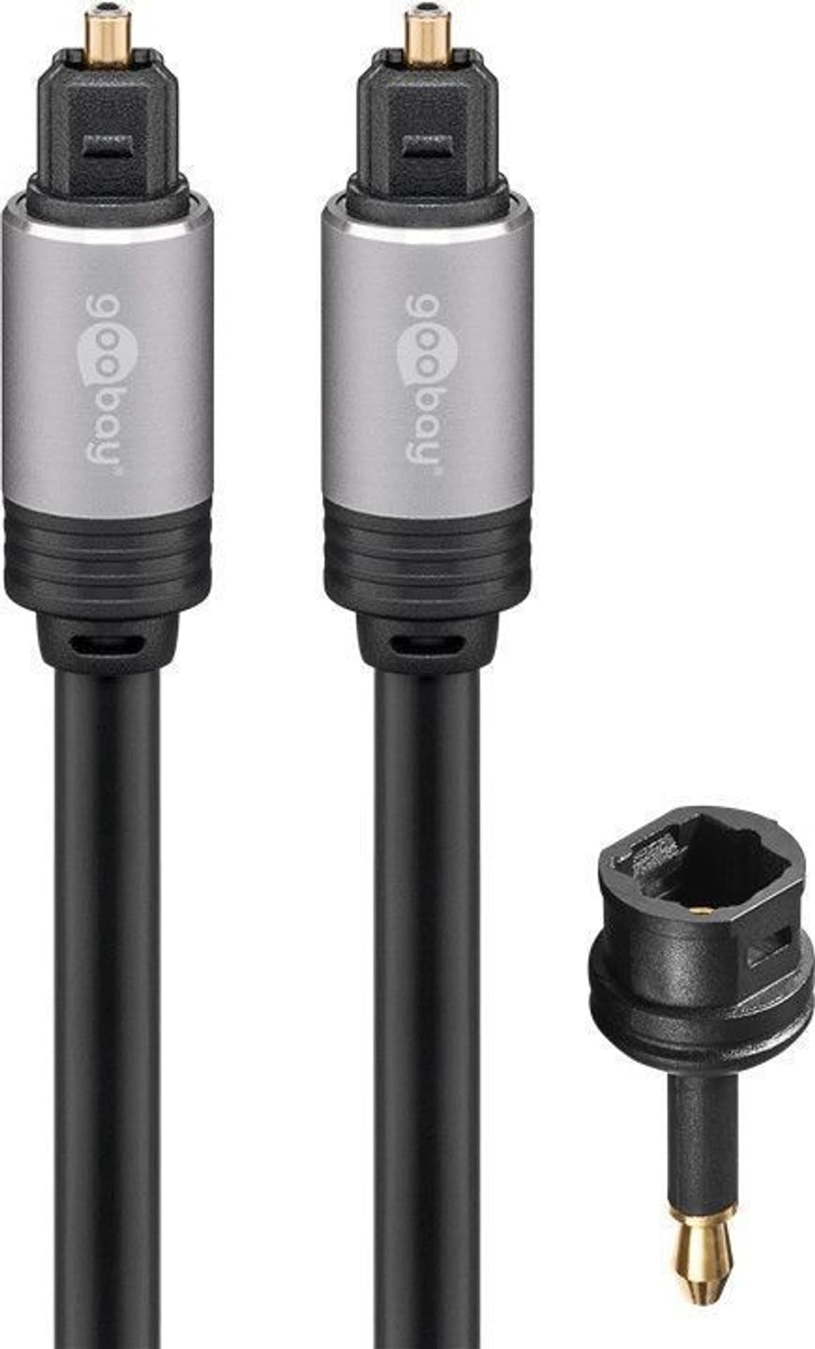 

Kabel Optyczny Toslink T-T Goobay Plus 0,75m